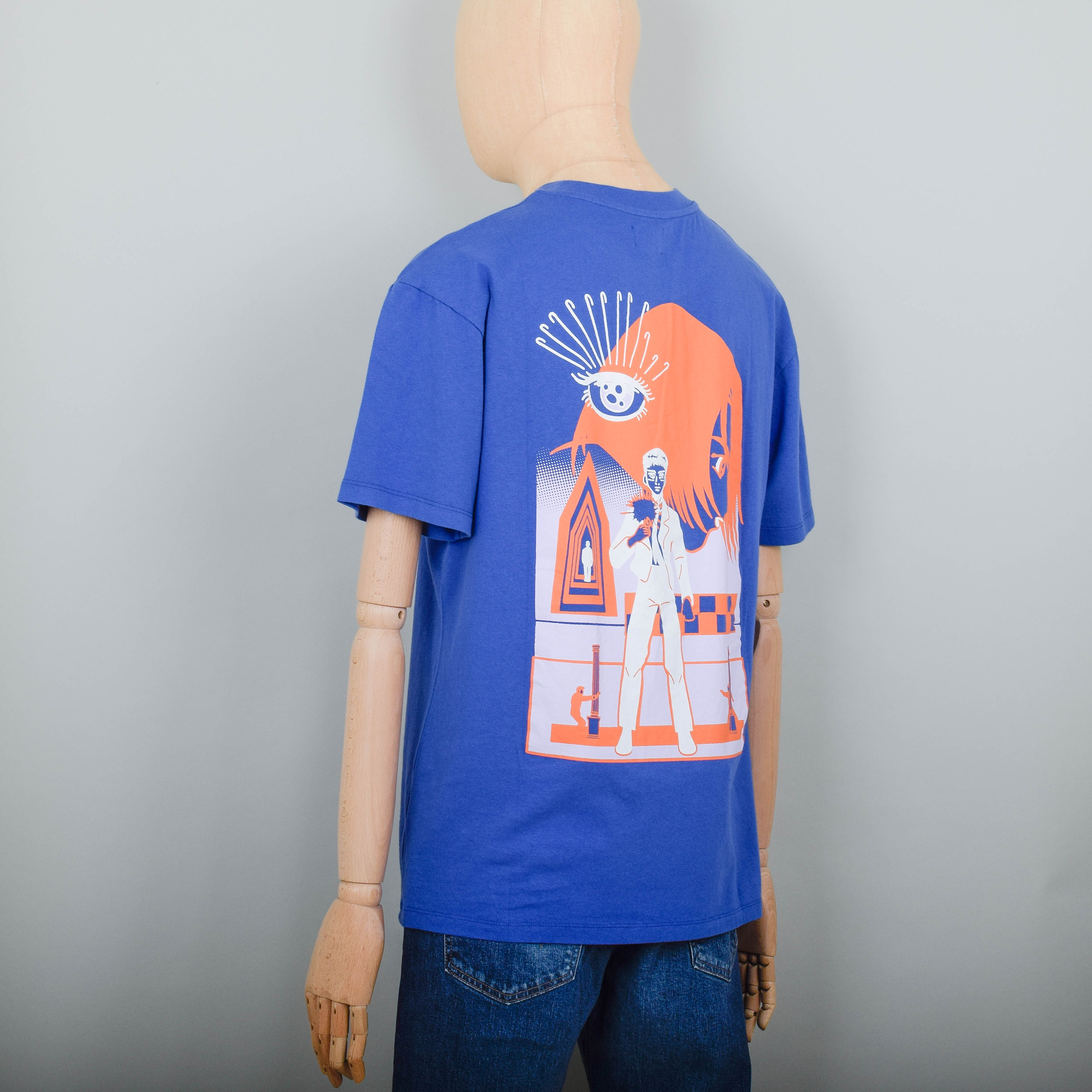 Edwin Ninkyo Eiga T-Shirt - Dazzling Blue