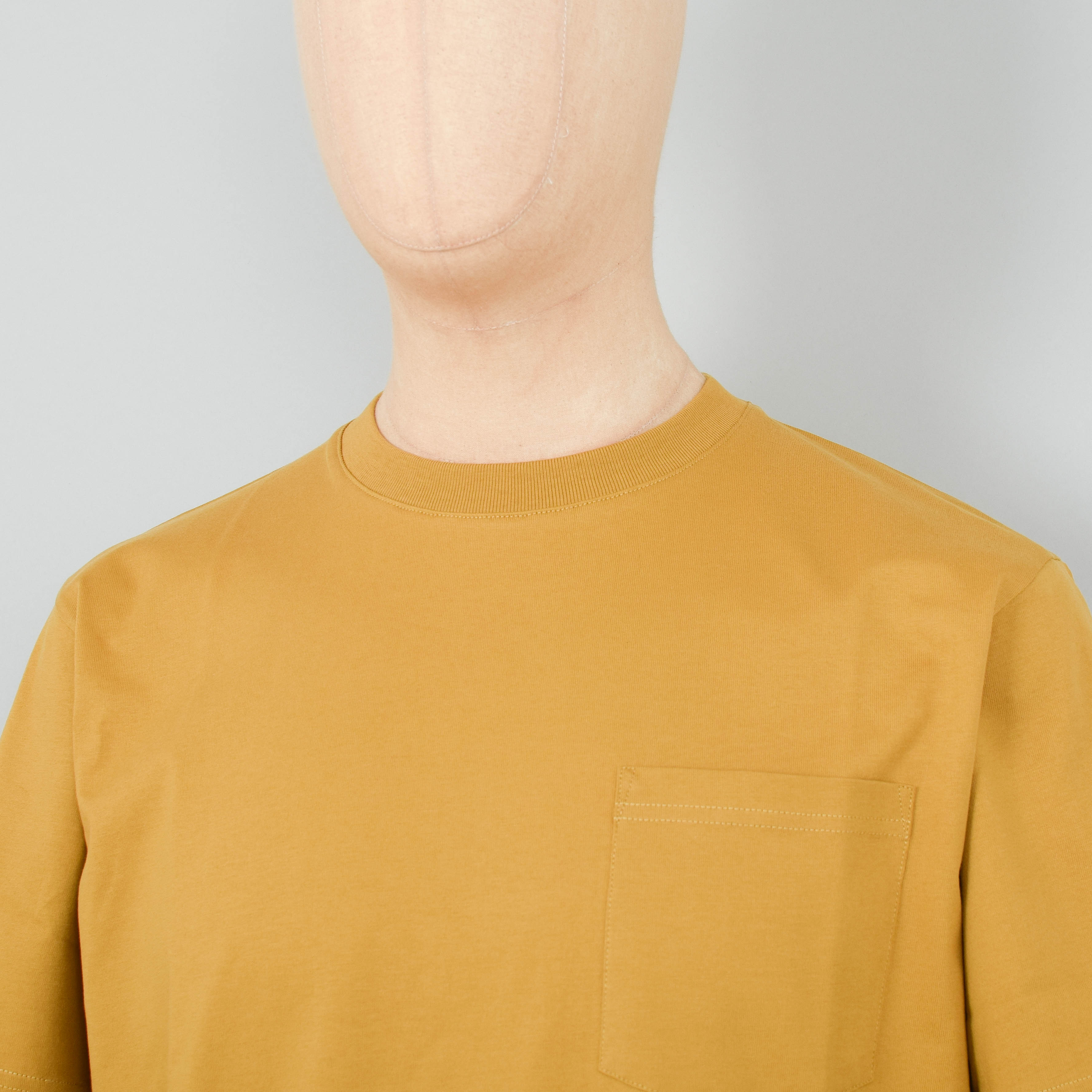 Norse Projects Johannes Standard Pocket SS T-Shirt - Turmeric Yellow