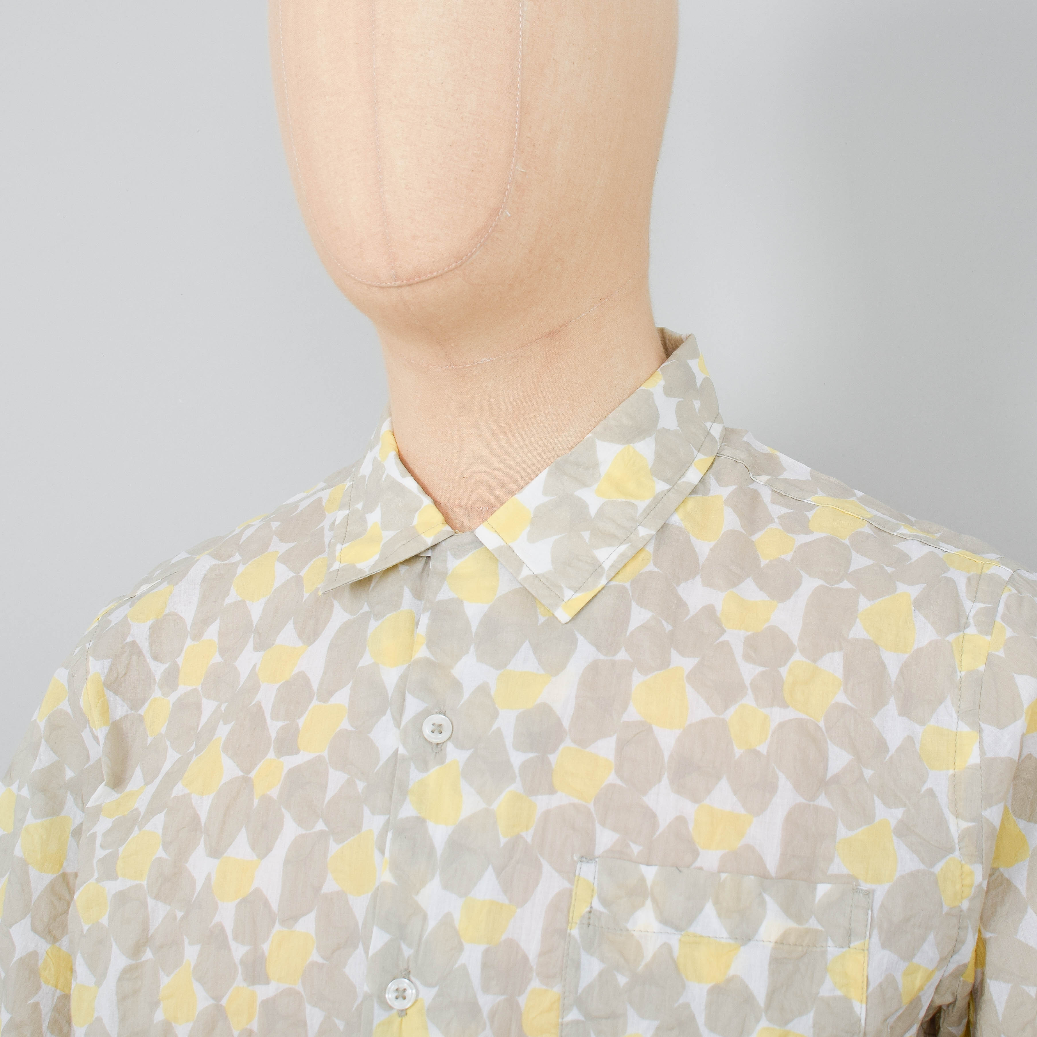 Universal Works Road Shirt Takihyo Print - Yellow