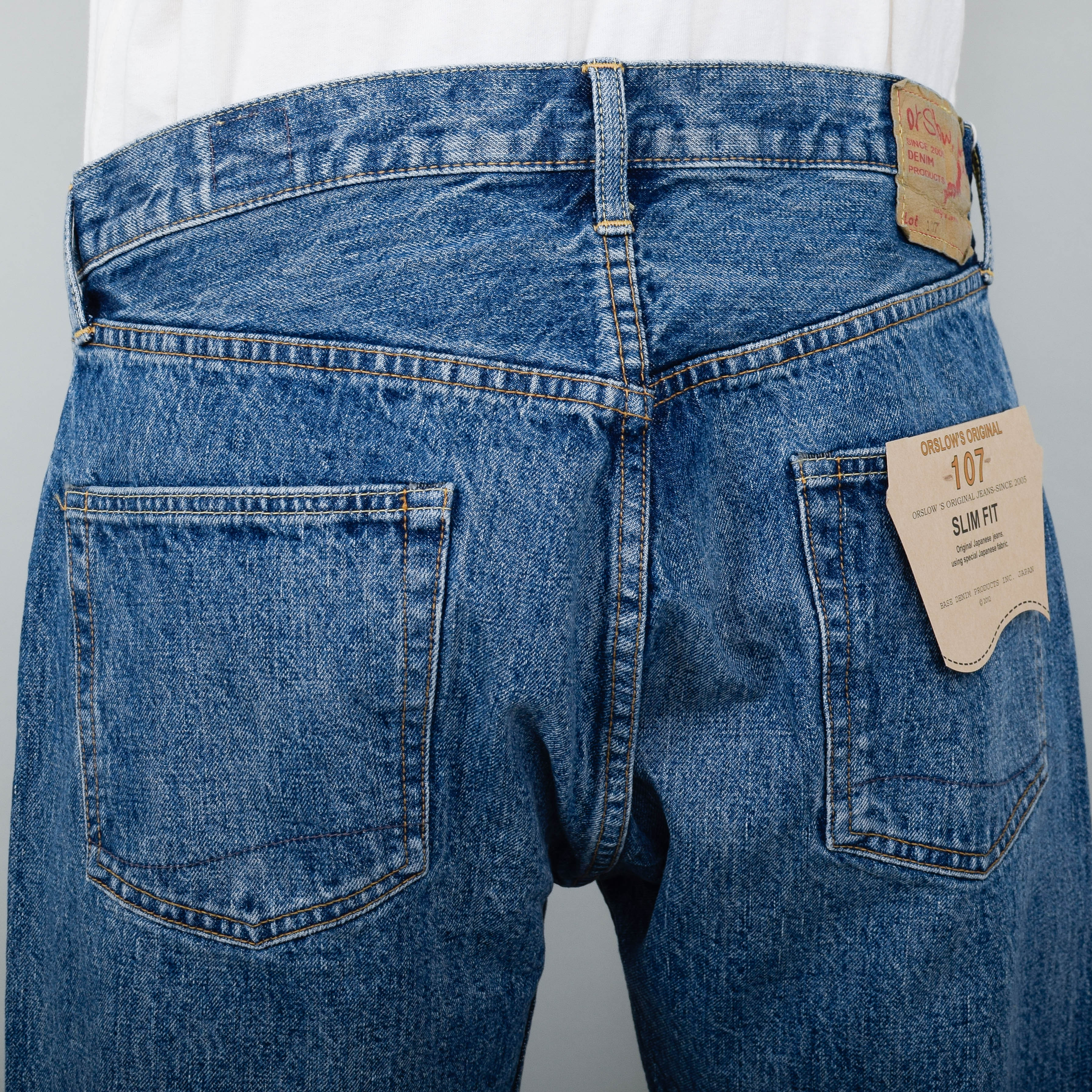 Orslow 107 Slim Fit Denim - 2 Year Wash