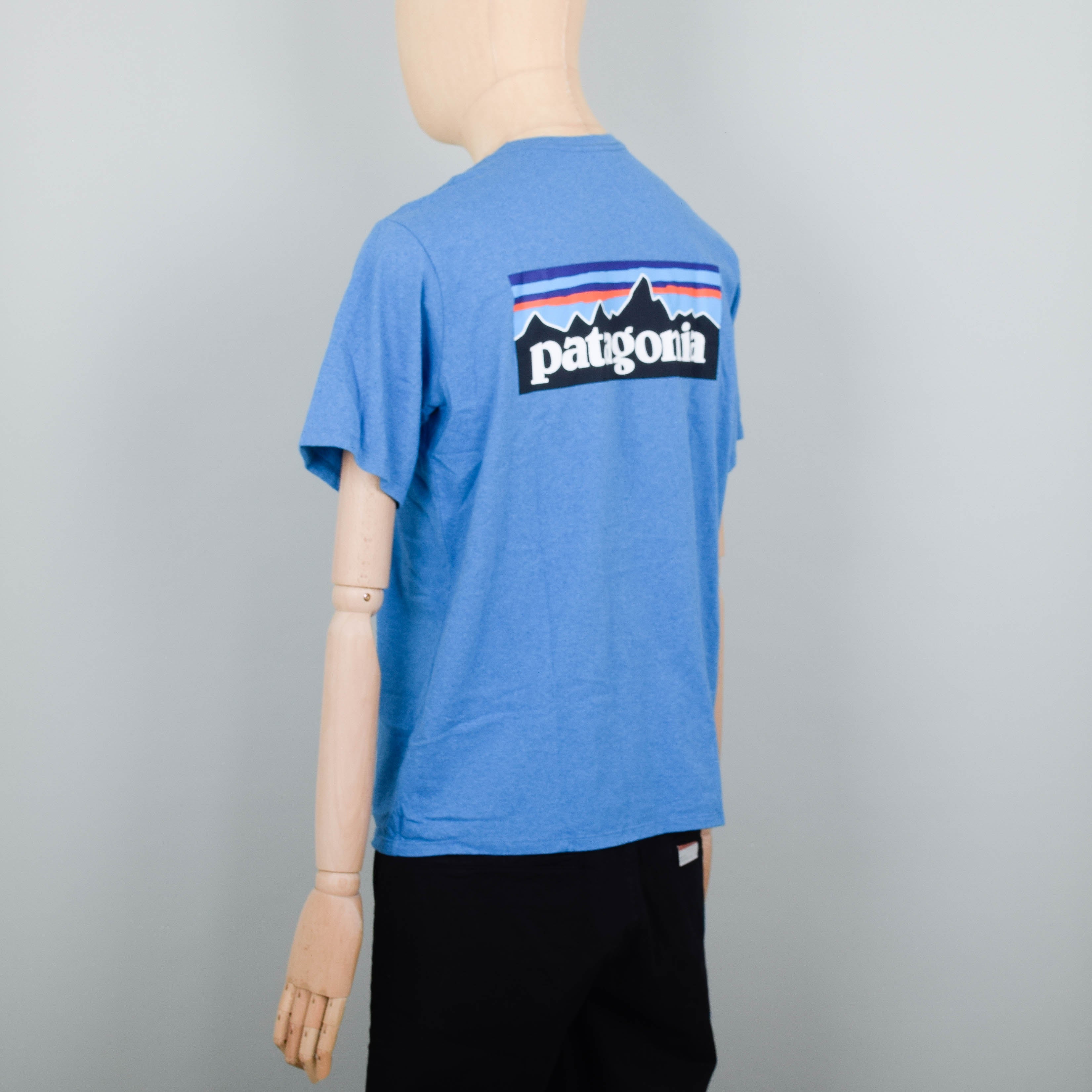 Patagonia P-6 Logo Responsibili Tee - Blue