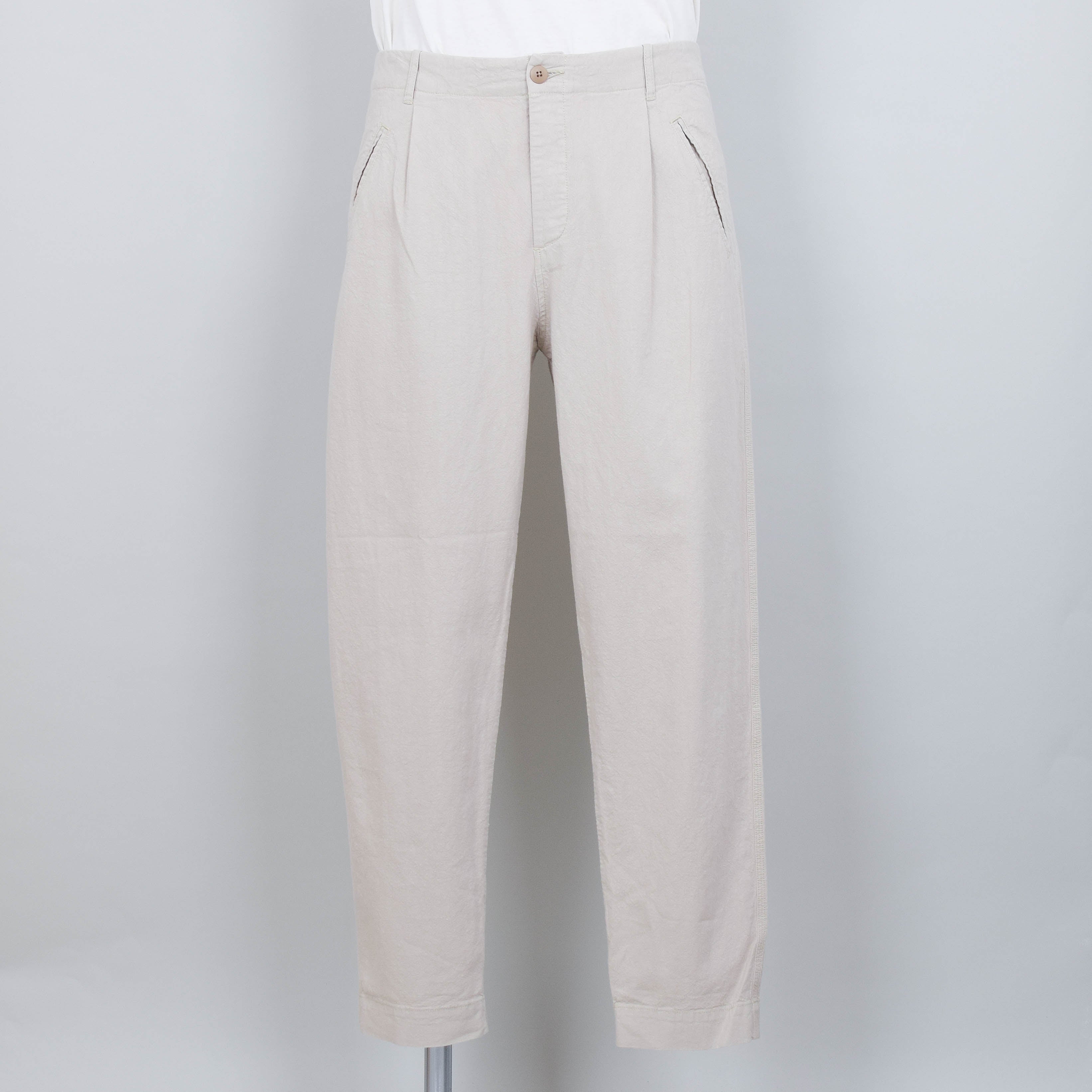 Folk Assembly Pant - Stone Linen