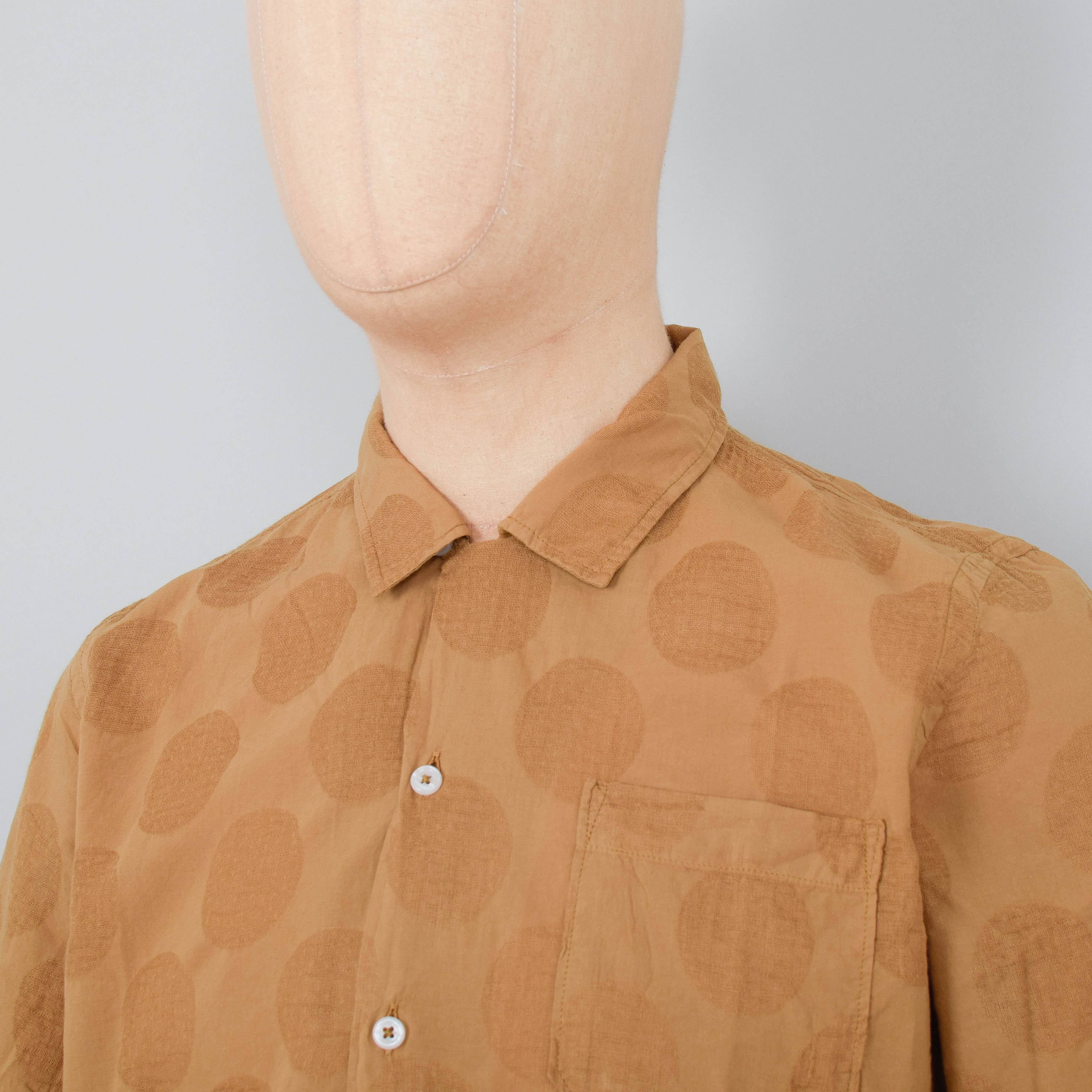 Universal Works Road Shirt Dot Cotton - Cumin