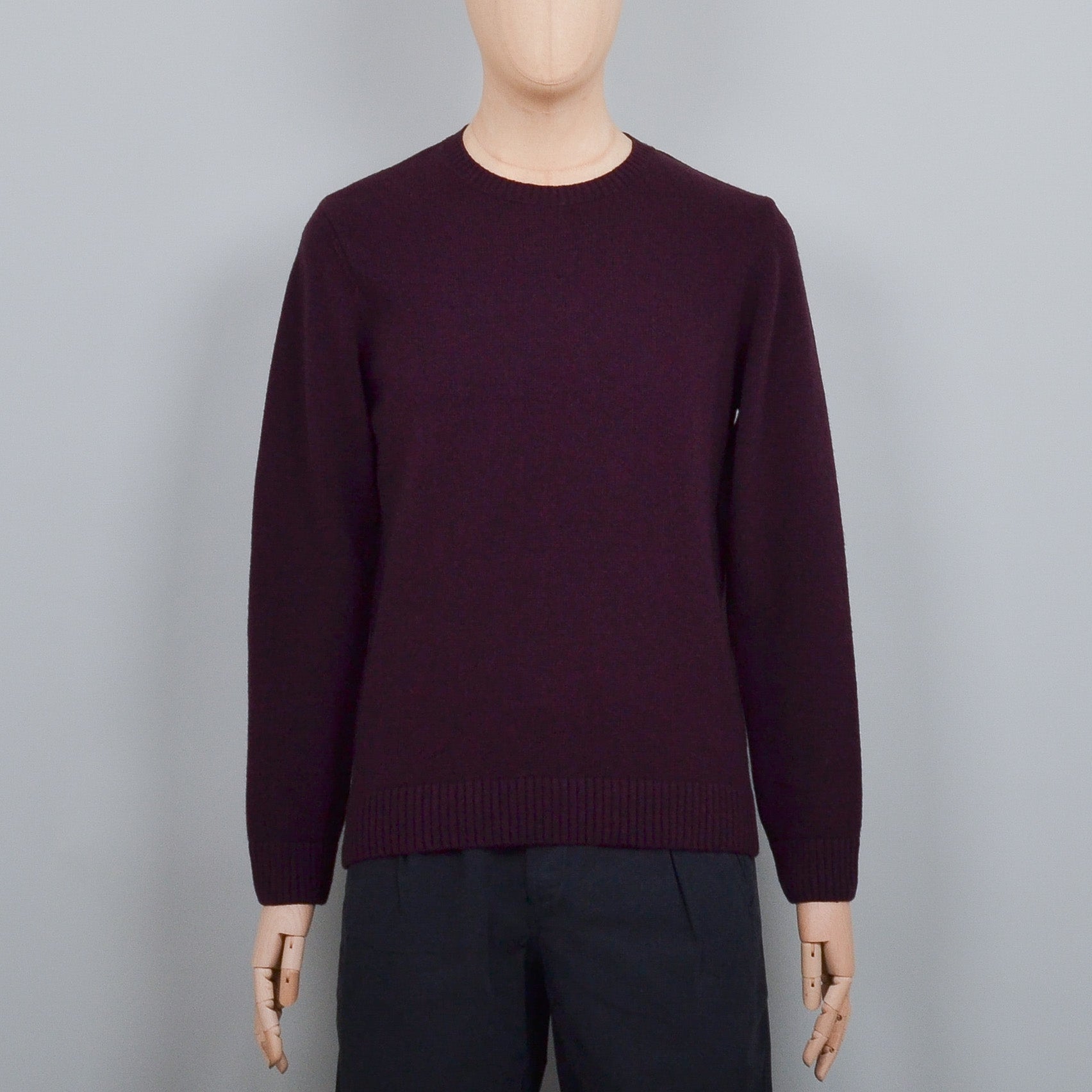 Colorful Standard Classic Merino Wool Crew - Oxblood Red