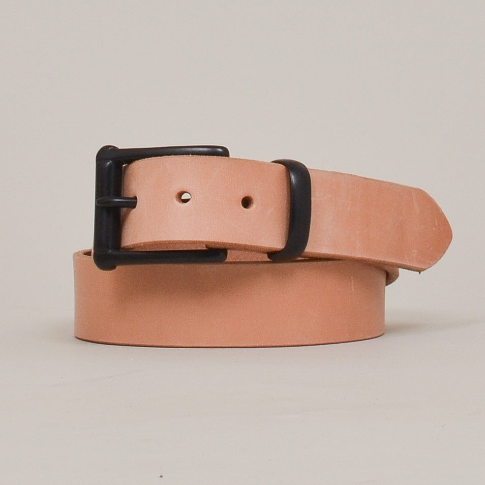 Barnes & Moore Garrison English Leather Belt Natural/Black