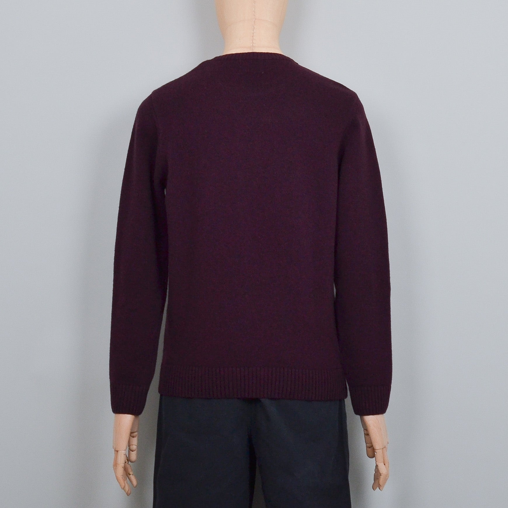 Colorful Standard Classic Merino Wool Crew - Oxblood Red