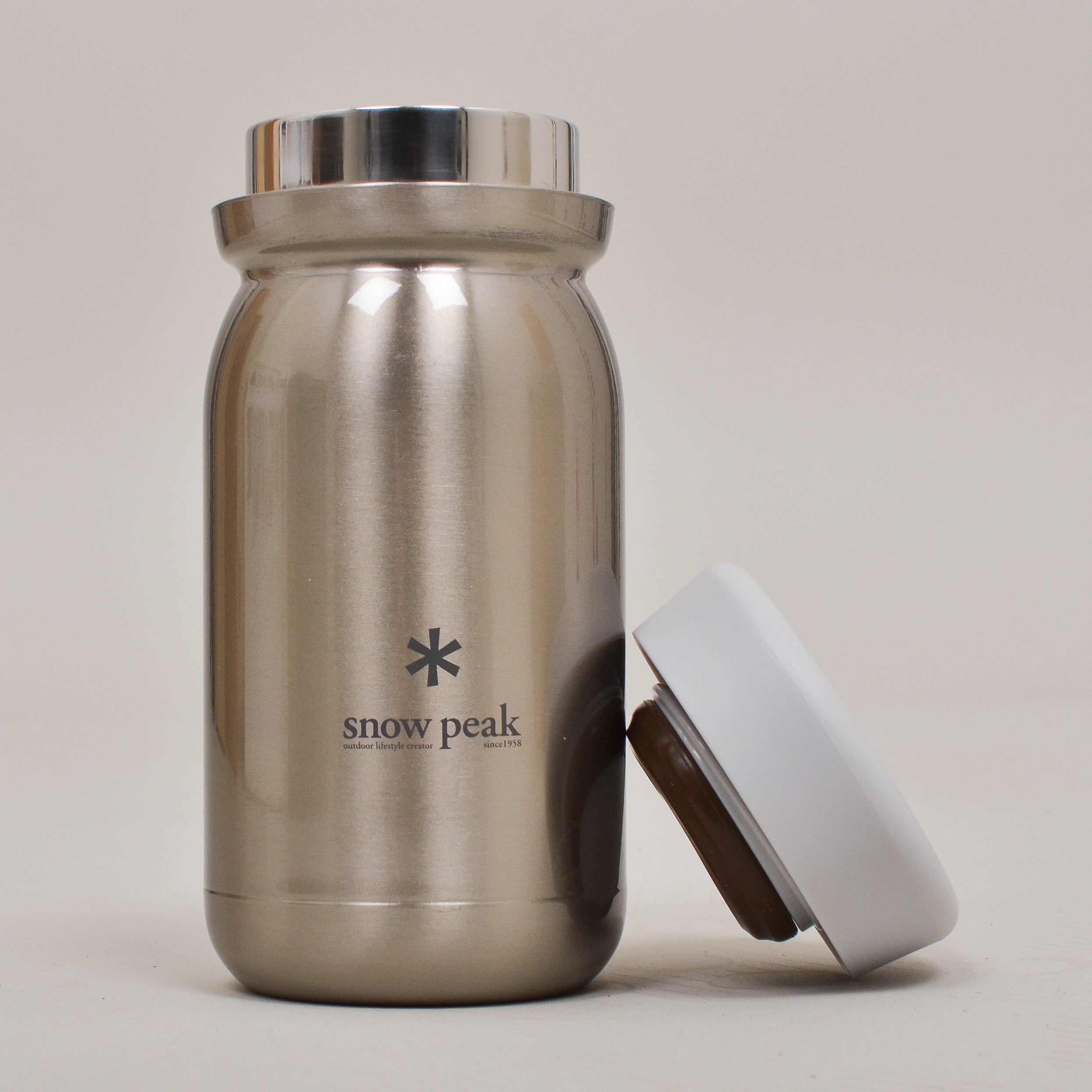 Snow Peak Stainless Vacuum Bottle Milk 350