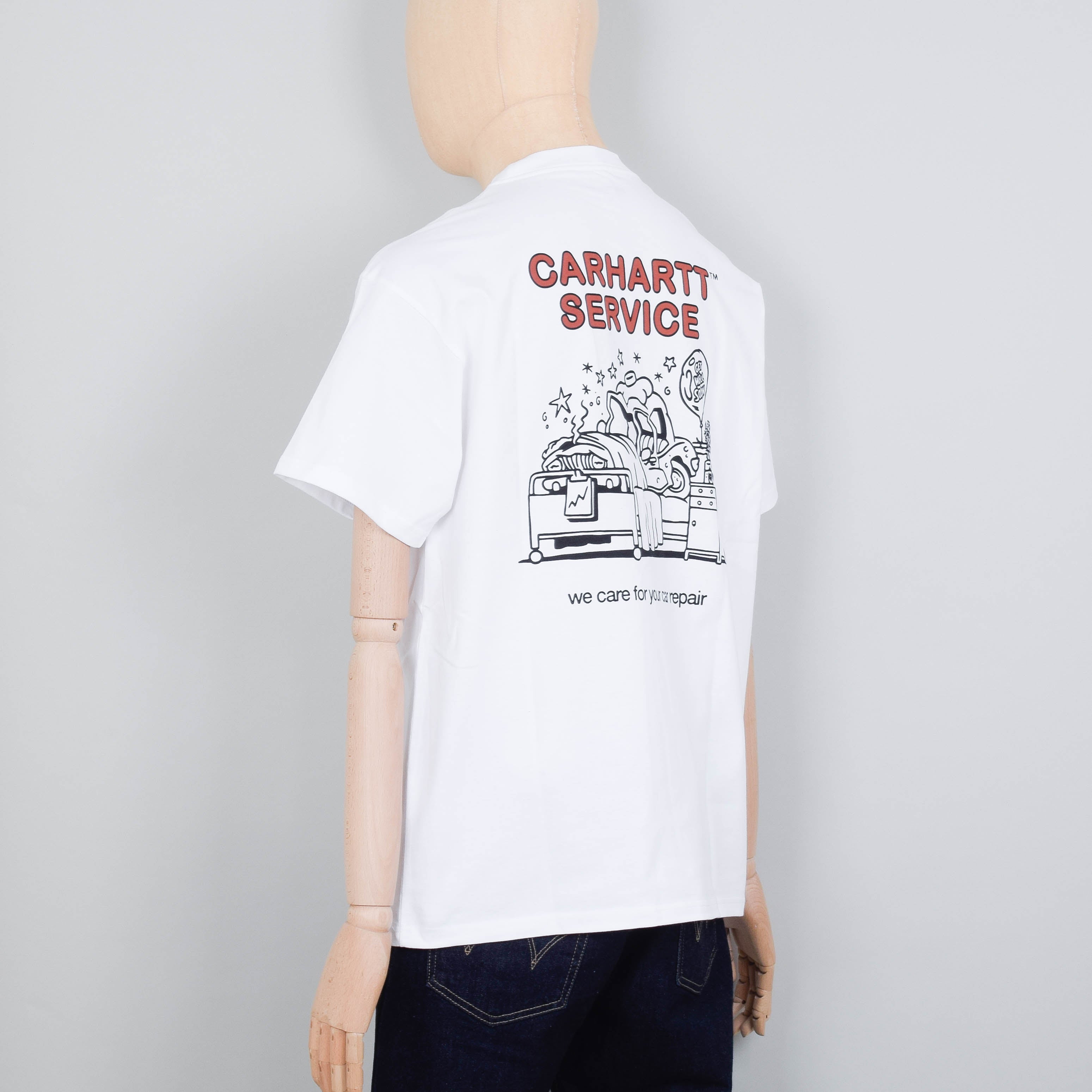 Carhartt WIP S/S Car Repair T-Shirt - White