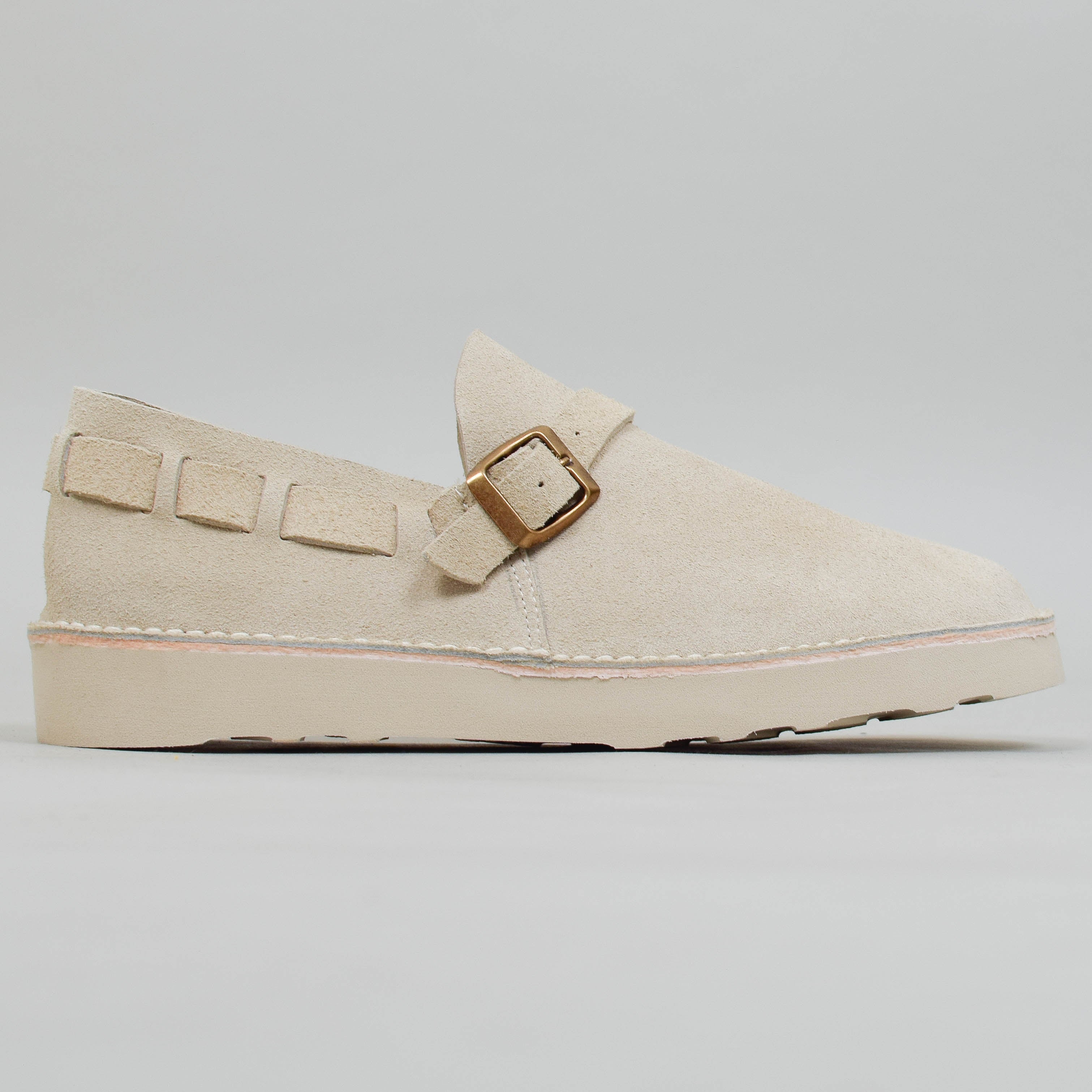 Yogi Corso Suede Buckle Monk Shoe - Sand Brown