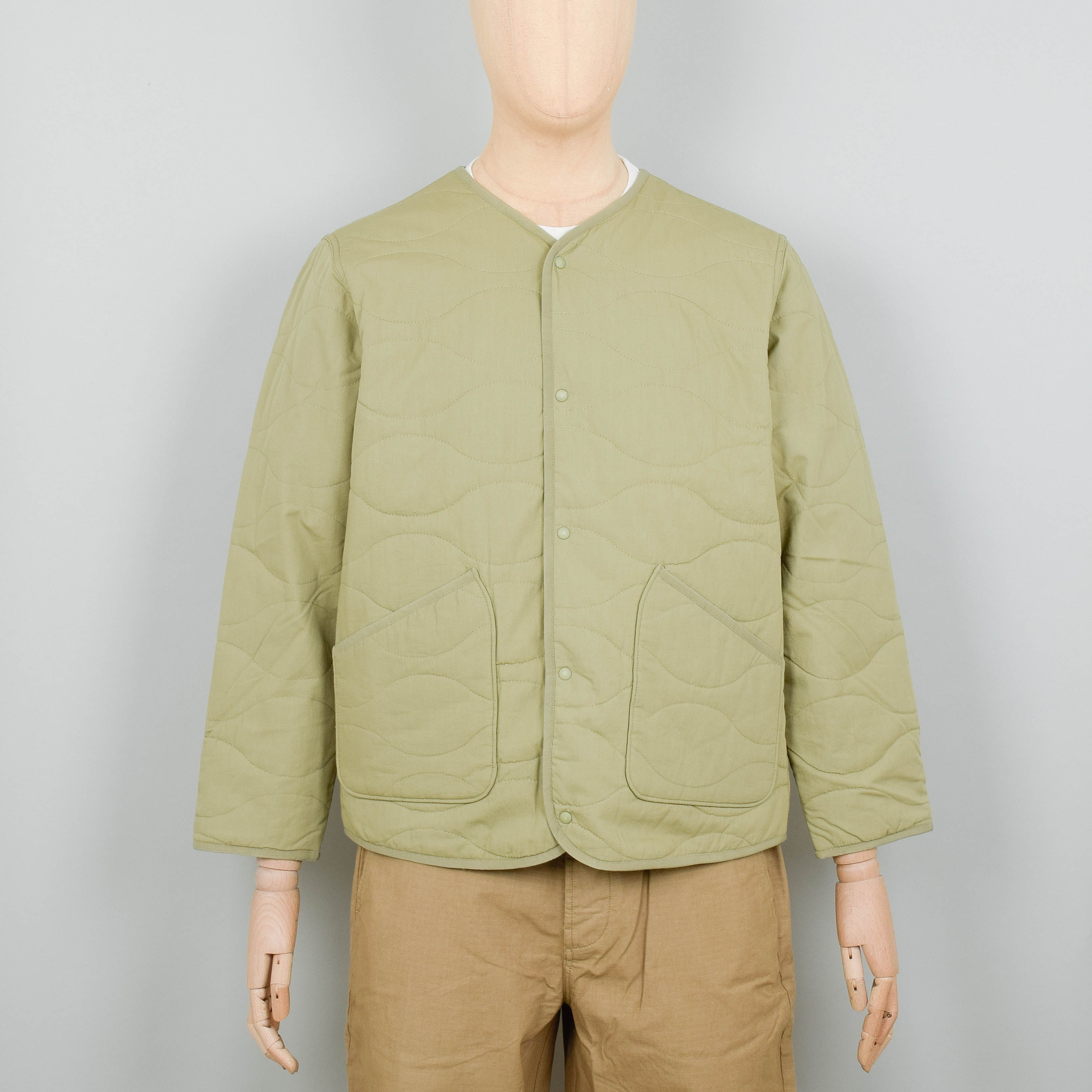 Universal Works Liner Jacket Quilt Cotton - Olive