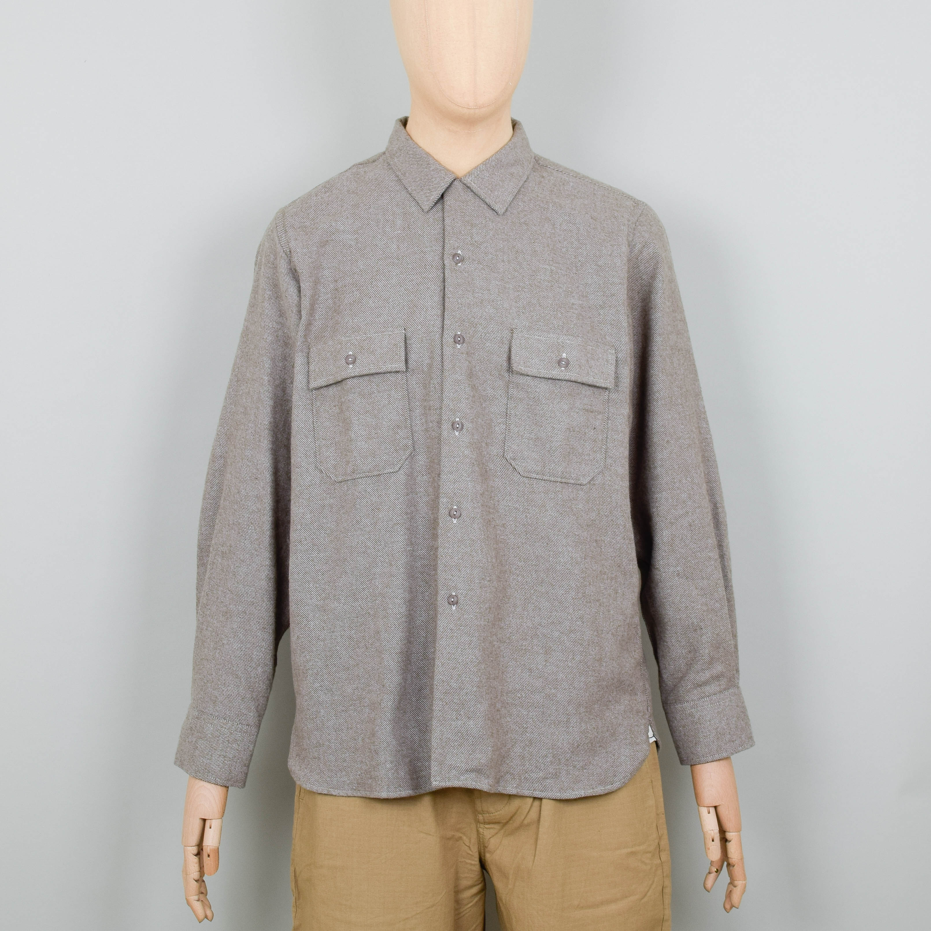 Universal Works Worker Shirt Alaska Cotton - Sand