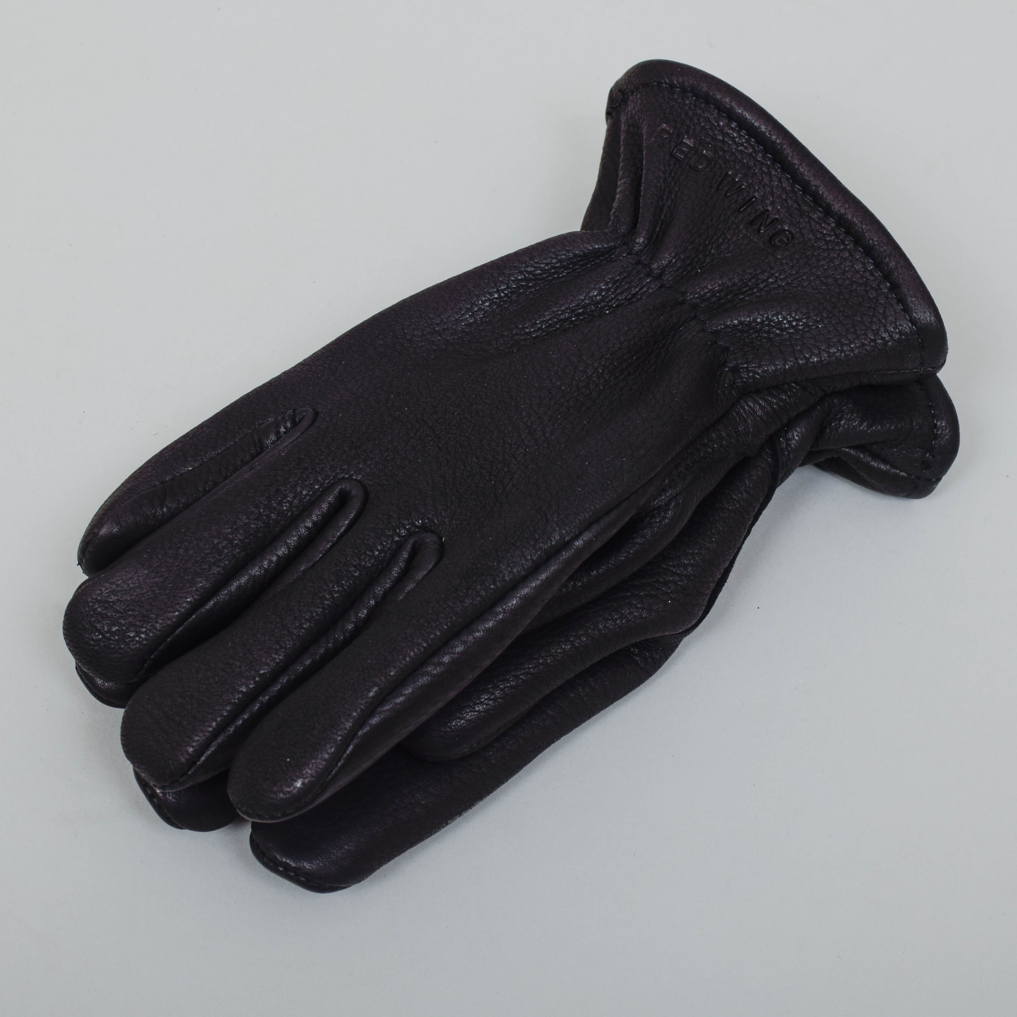 Red Wing Leather Lined Gloves - Black