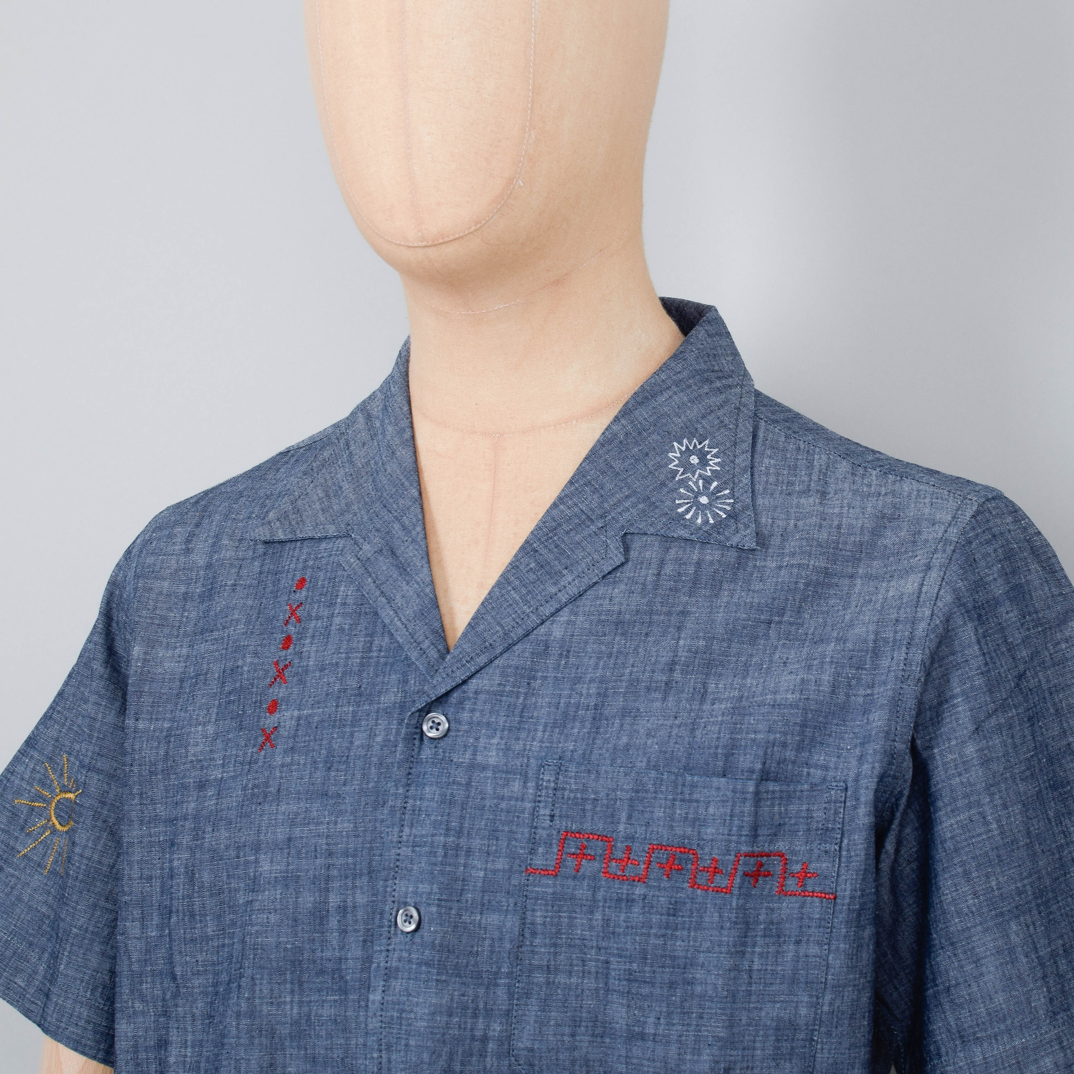 Universal Works Minari Shirt Chambray - Indigo