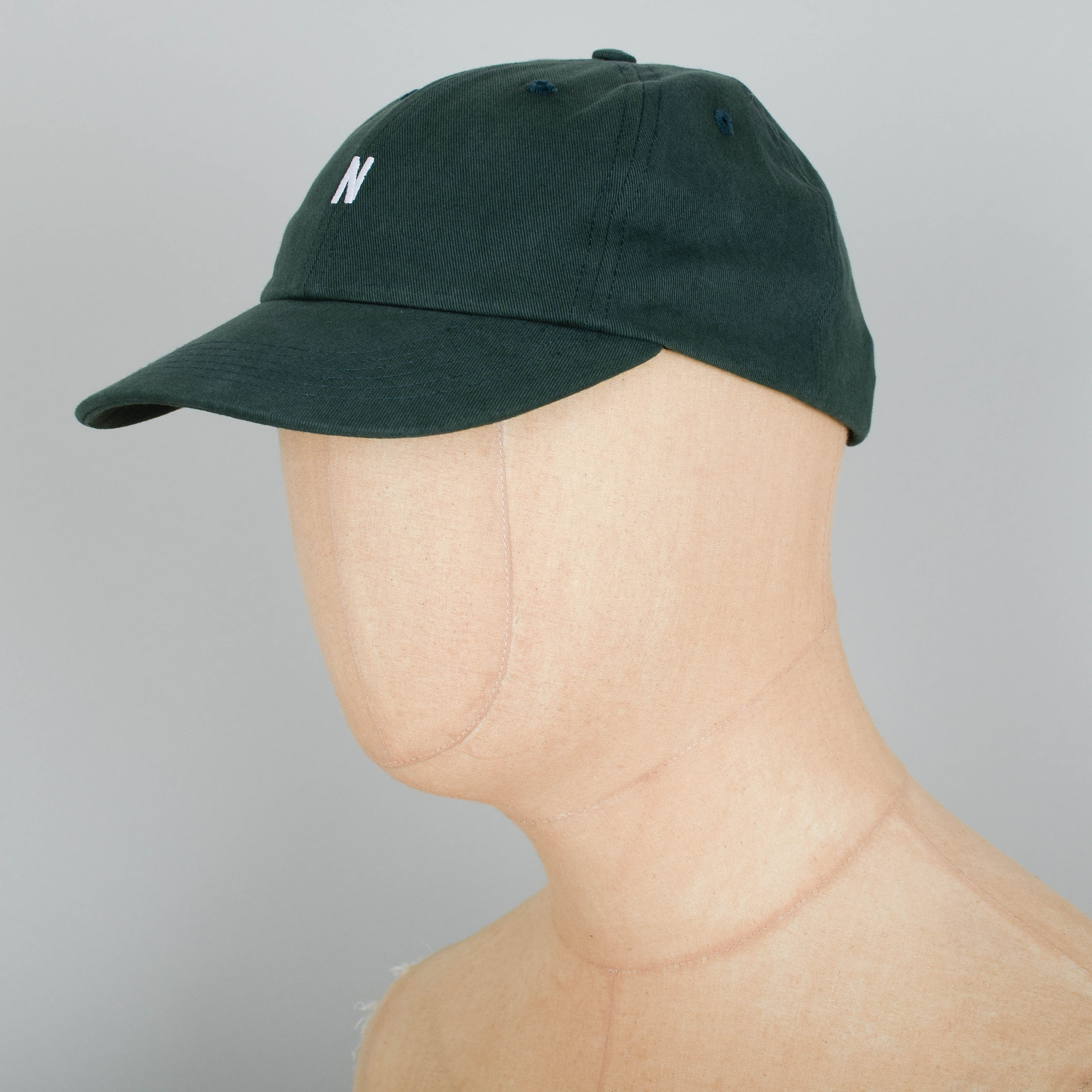 Norse Projects Twill Sports Cap - Dartmouth Green