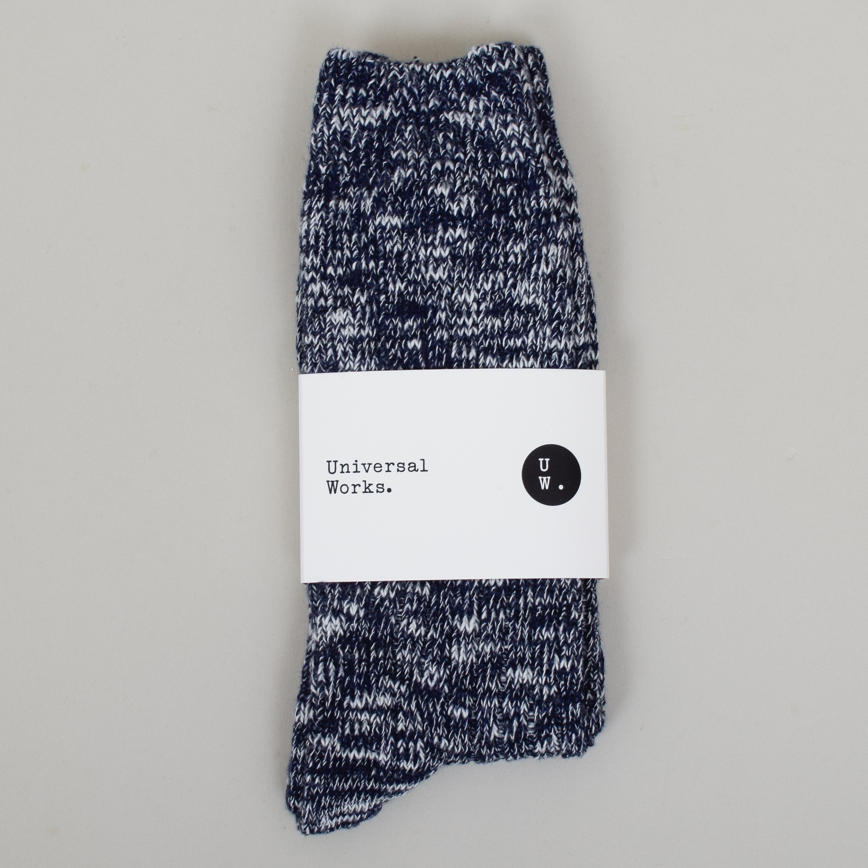 Universal Works Slub Sock - Navy