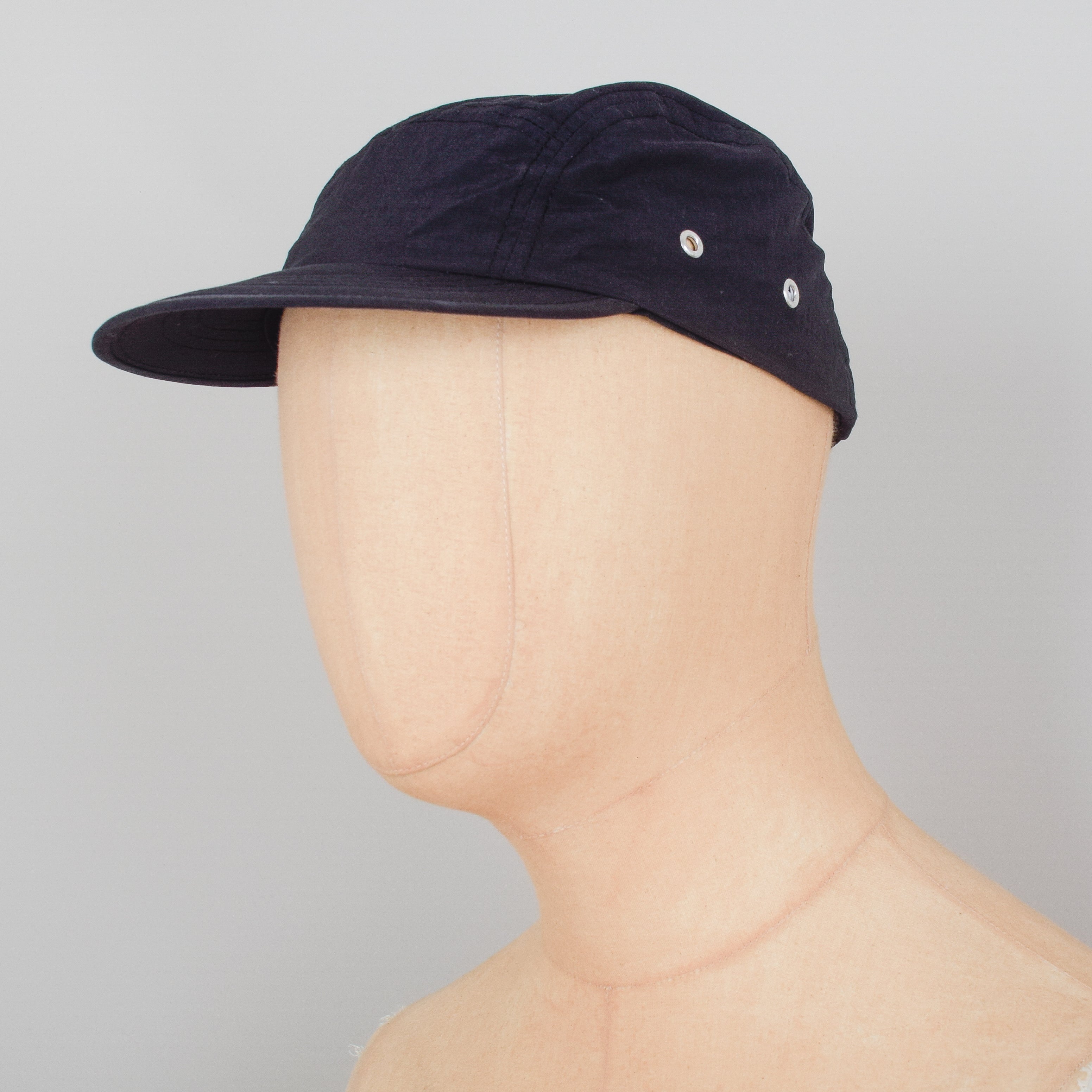 Folk Tech 5 Panel Cap - Black Ripstop