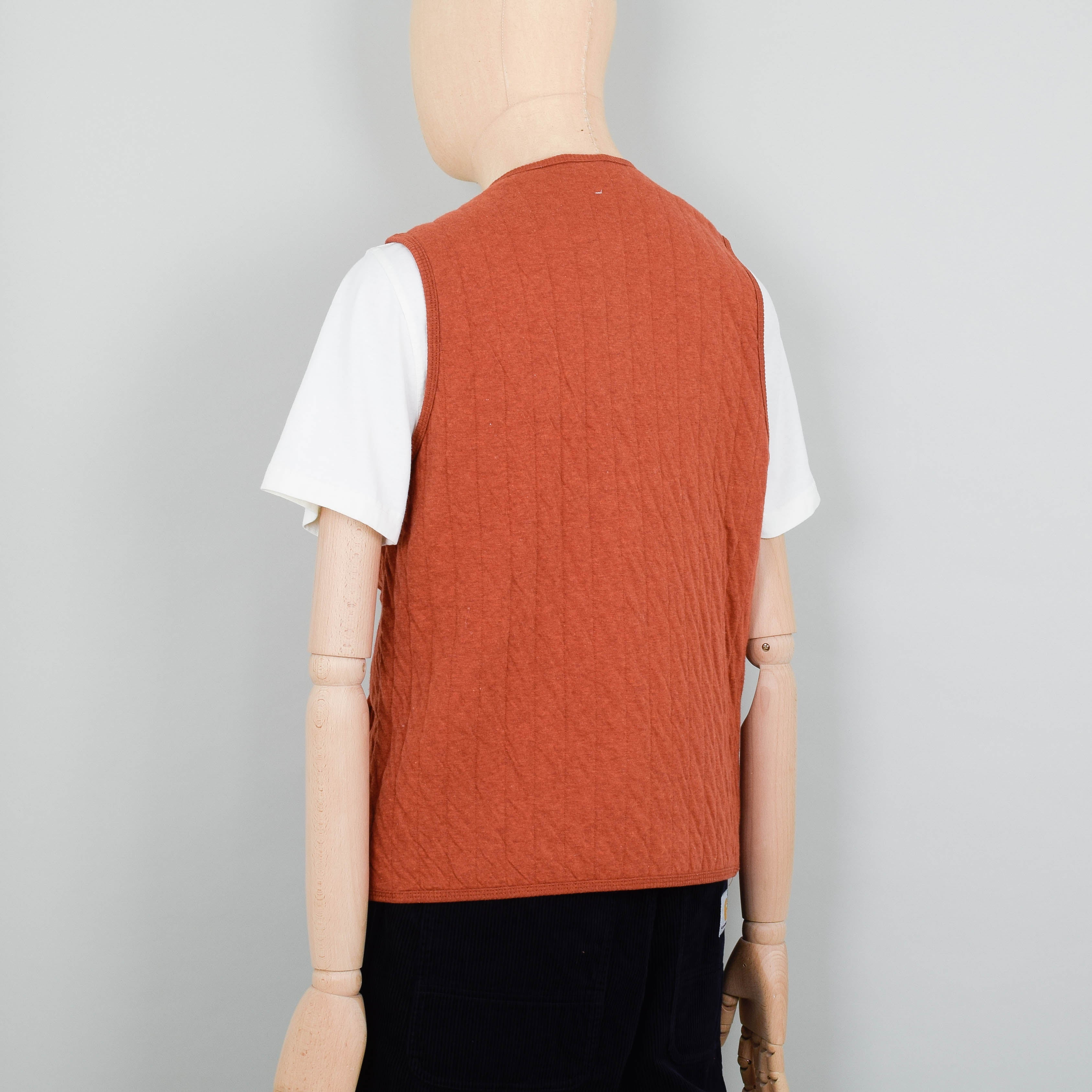 Snow Peak Natural Warm Stretch Vest - Orange