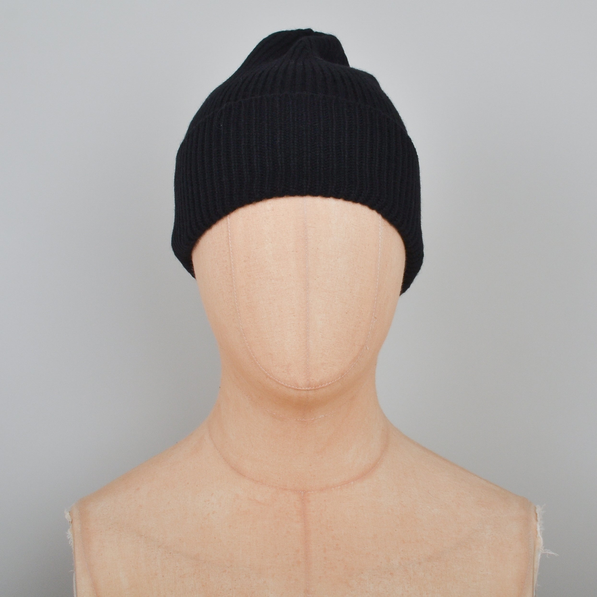 Colorful Standard Merino Wool Beanie - Deep Black