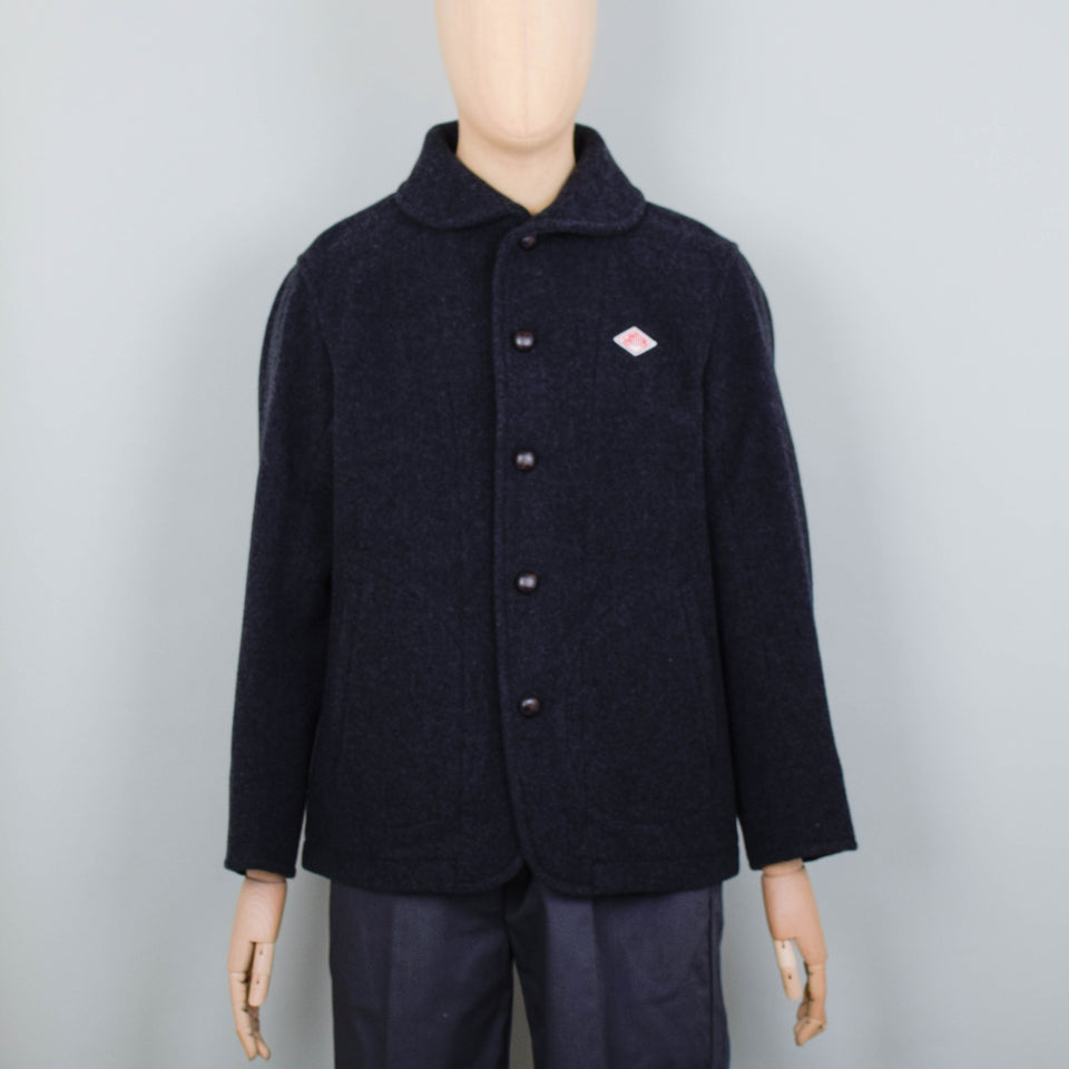 DANTON WOOL RIGHT PILE COVERALLS JACKET - アウター