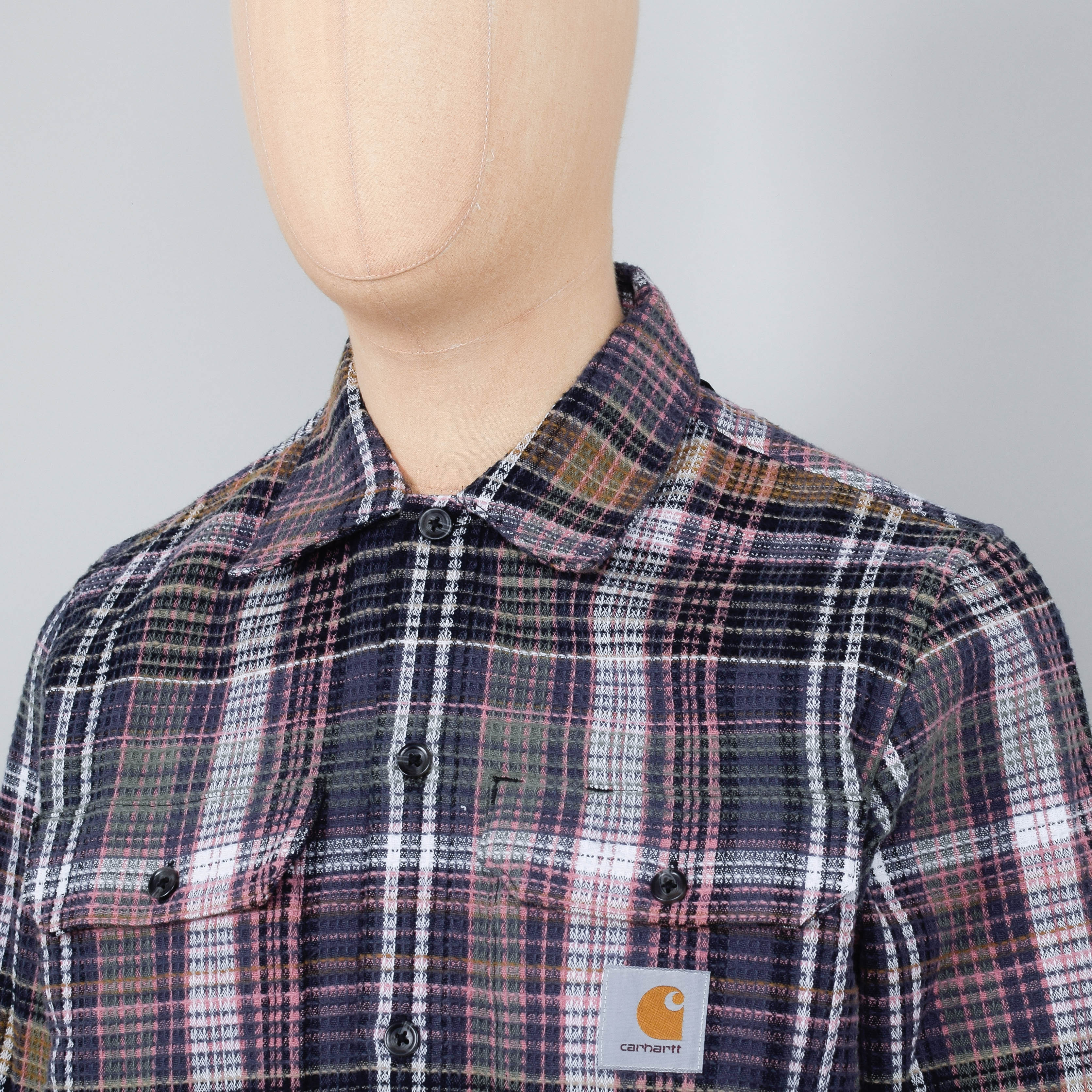 Carhartt WIP L/S Valmon Shirt - Hamilton Brown