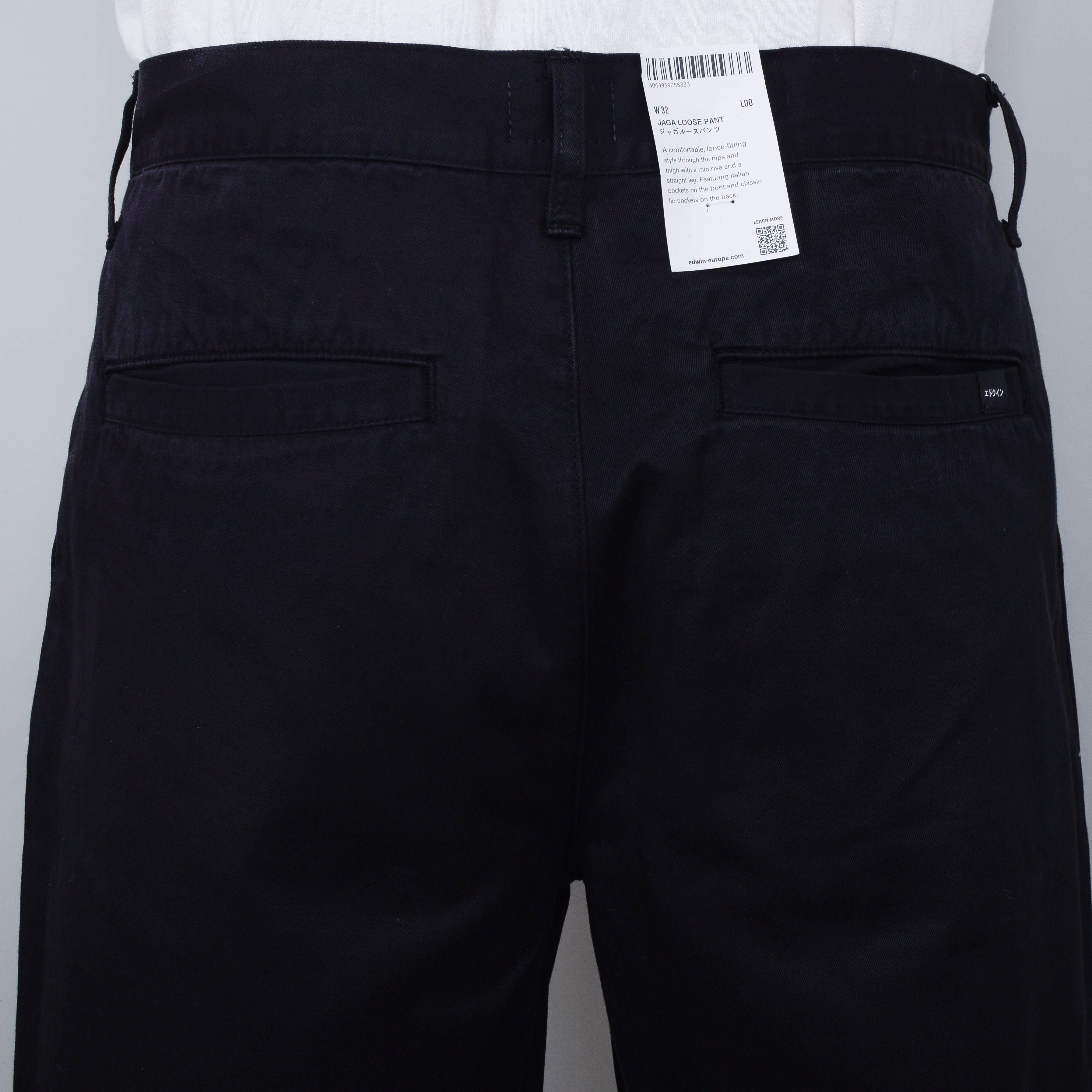 Edwin Jaga Loose Pant - Black