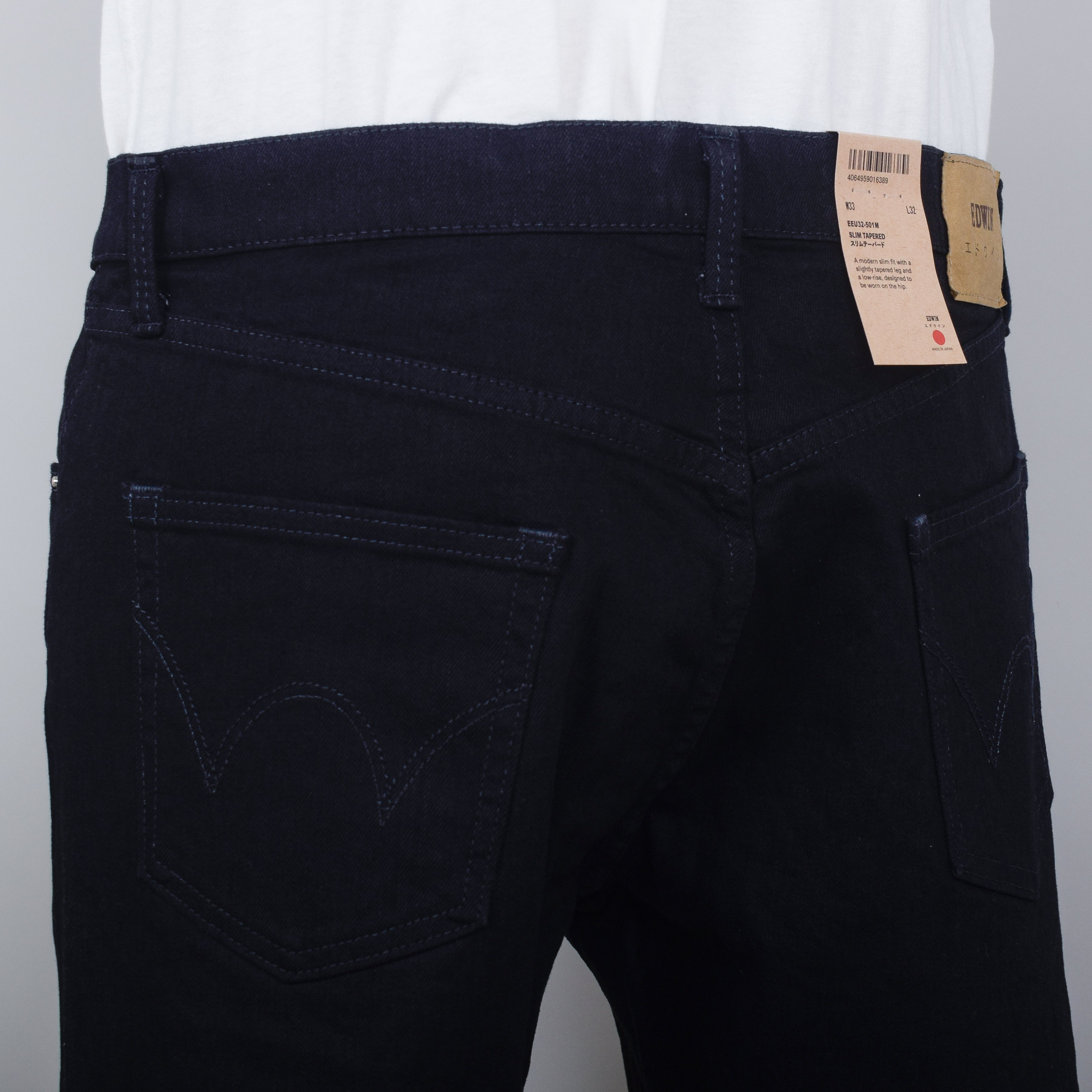 Edwin Slim Tapered - Black Rinsed