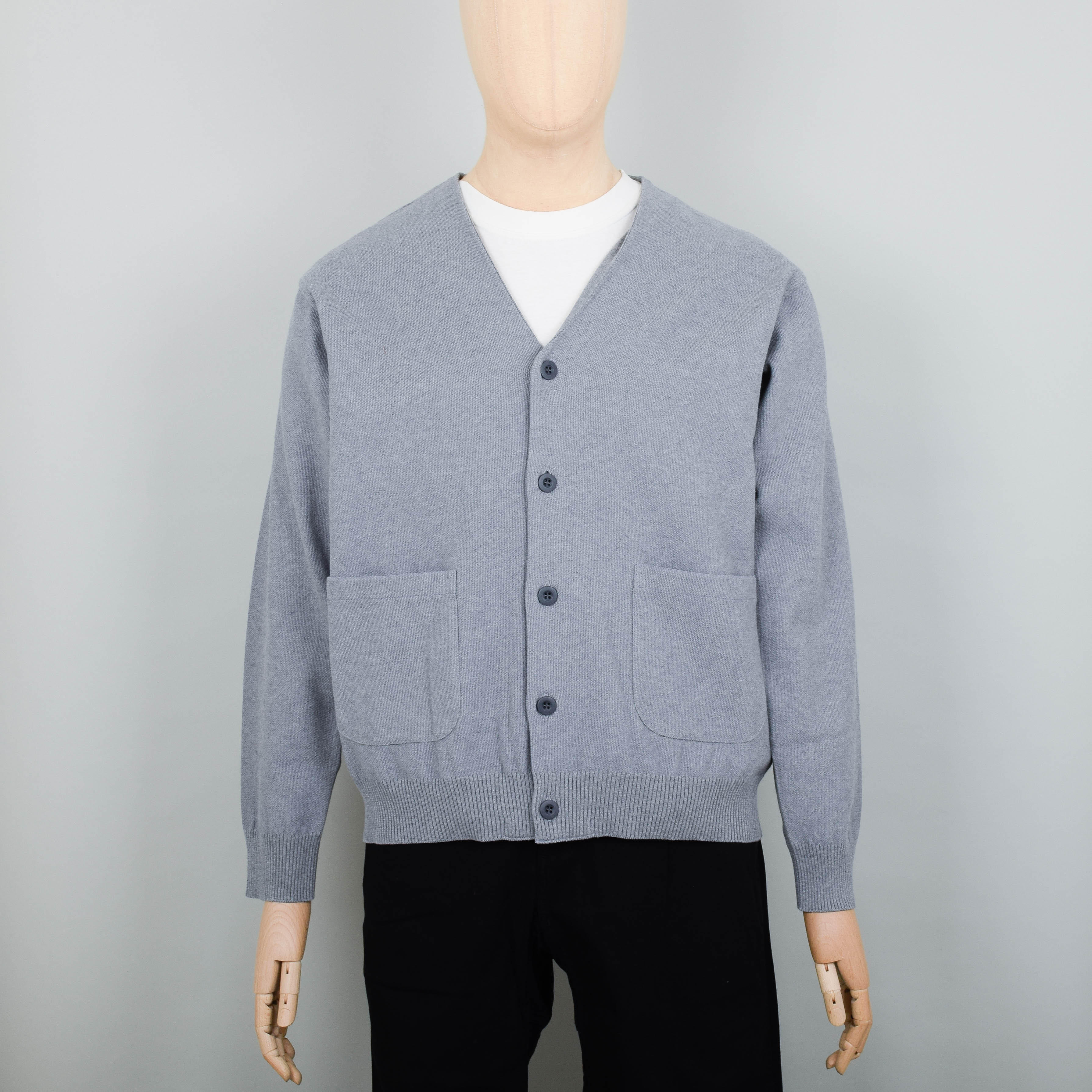 Snow Peak Co/Pe Knit Cardigan - Grey