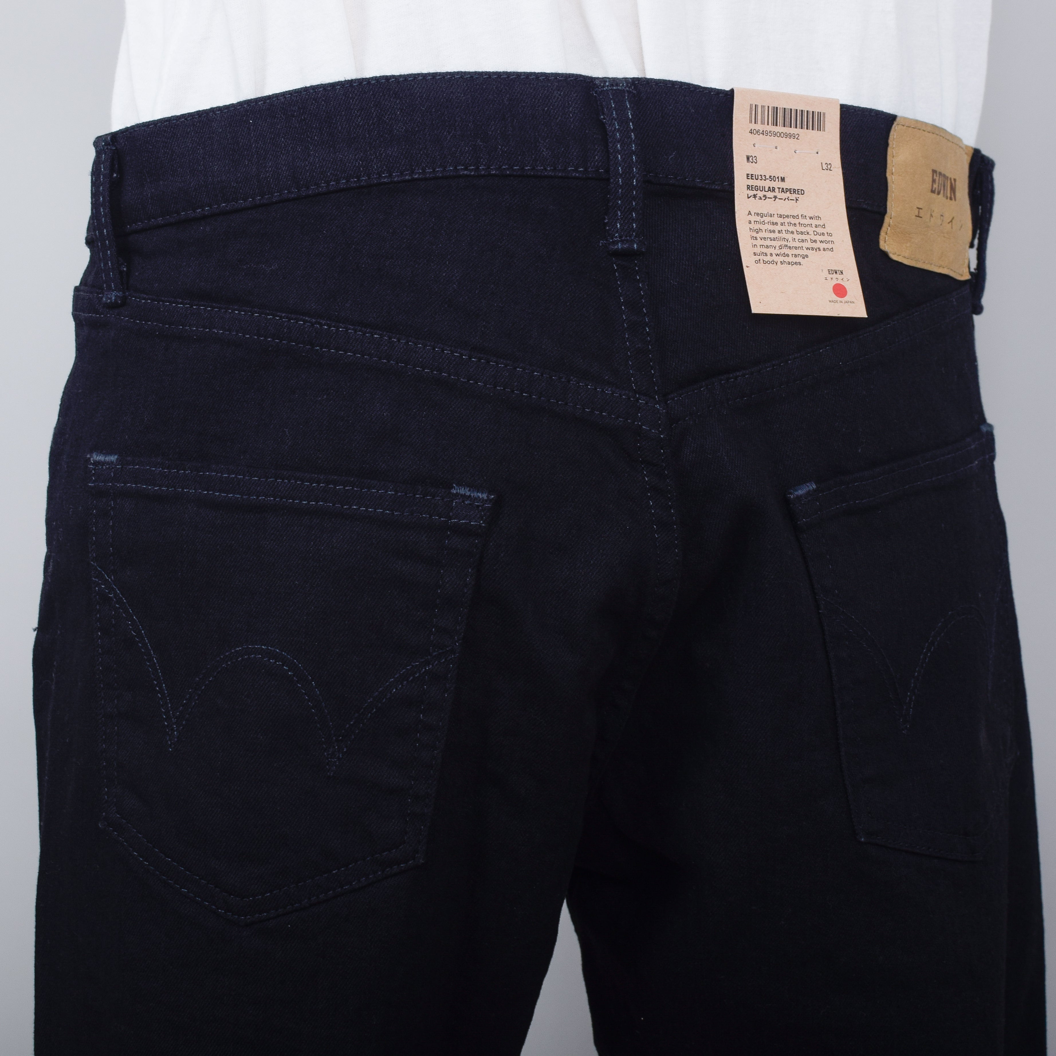 Edwin Regular Tapered - Black Rinsed