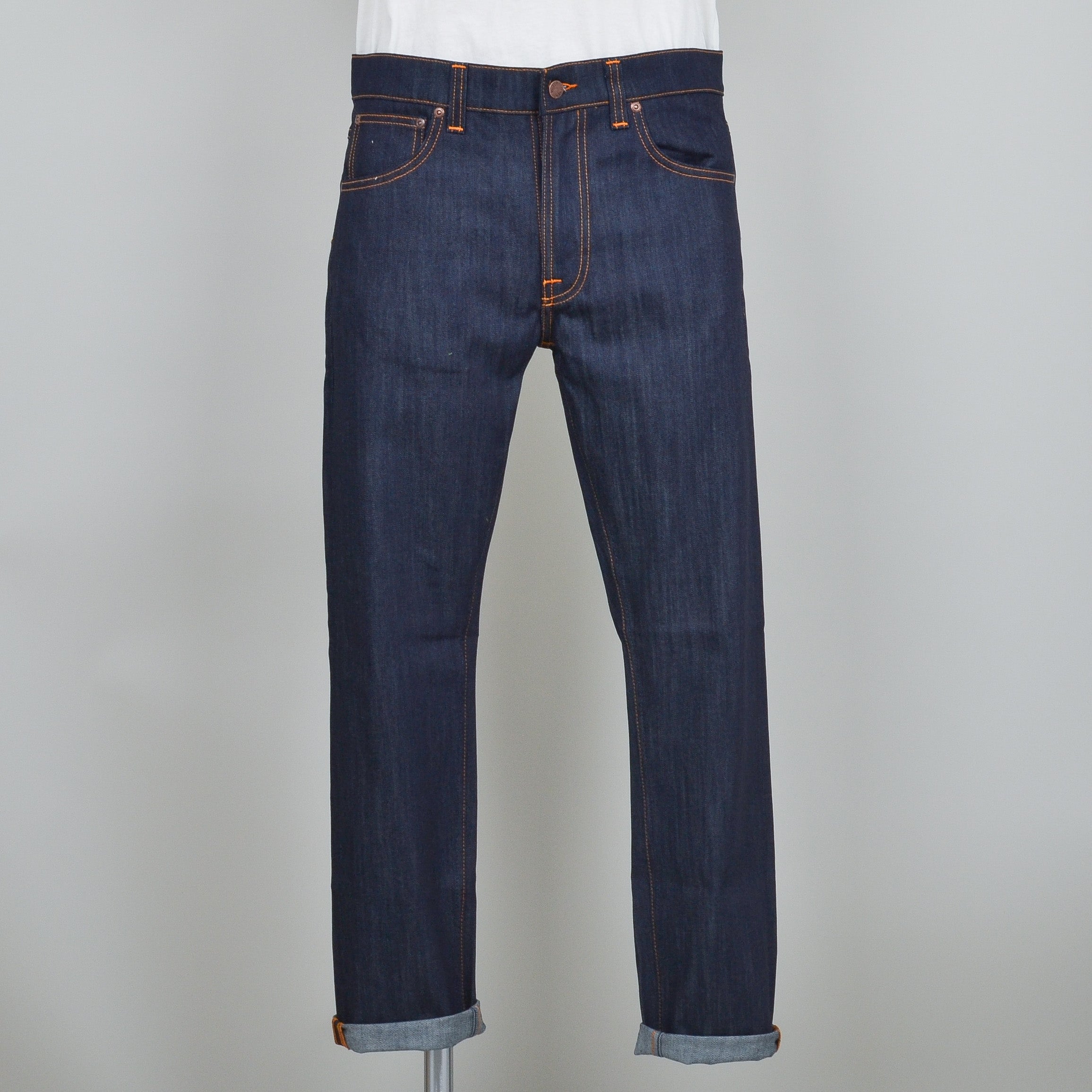 Nudie Jeans Lean Dean - Dry Ecru Embo