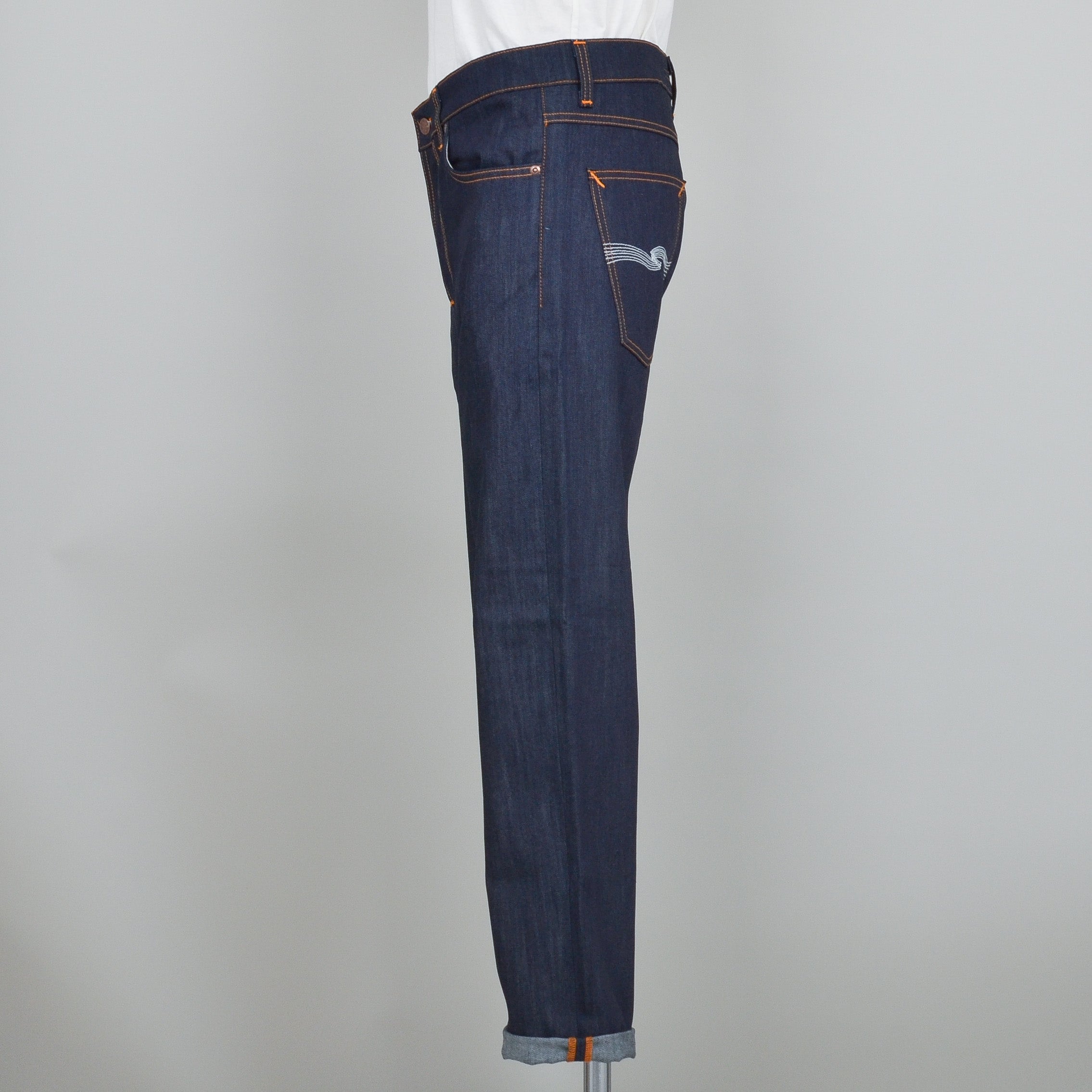 Nudie Jeans Lean Dean - Dry Ecru Embo