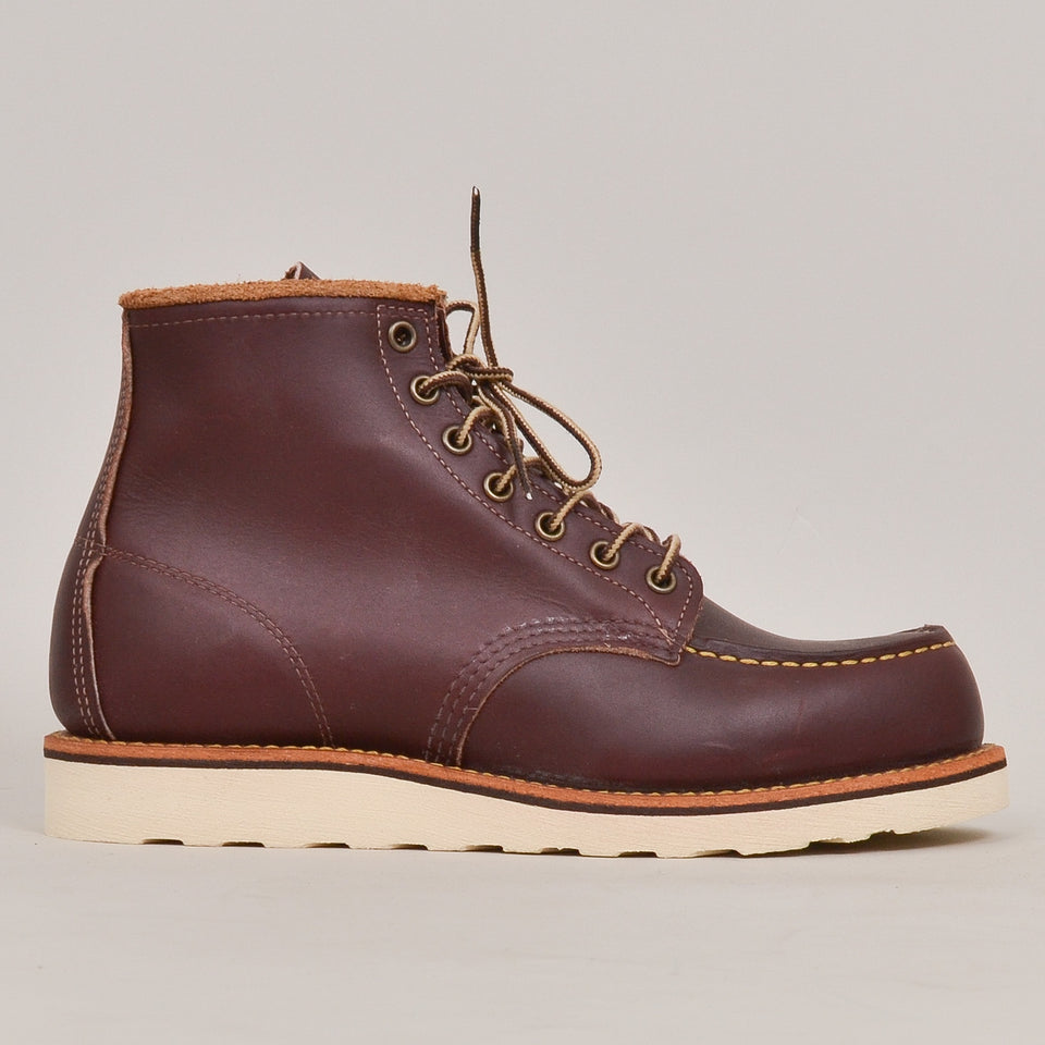 red wing moc toe oxblood