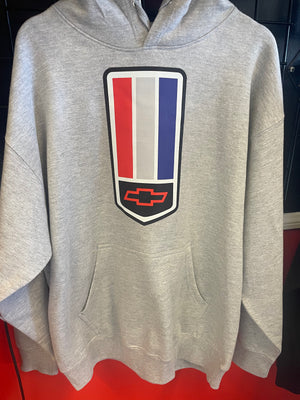 CAMARO EMBLEM HOODIE GREY - Freshhh Whips - Camaro Hoodie