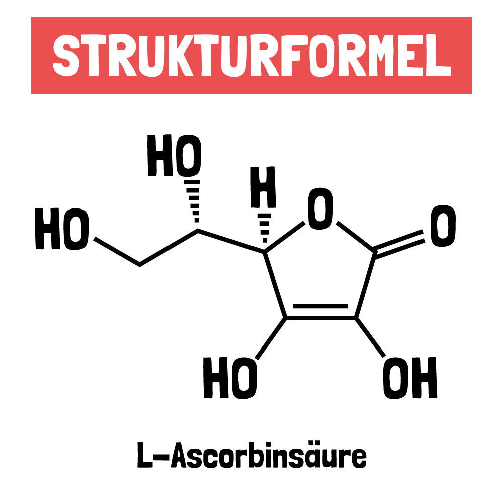 Strukturformel Vitamin C