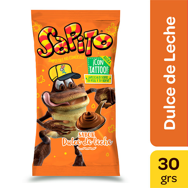 Arcor Sweet Milk Chocolate Sapito Bite, 30 g /  oz (10 units)