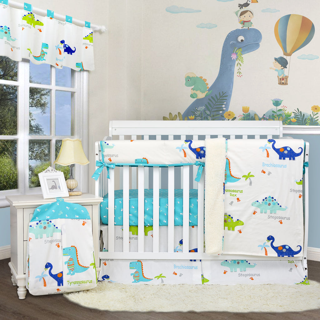 white nursery bedding