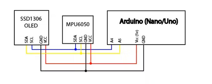 Diagrama de conexiones 2 MPU6050