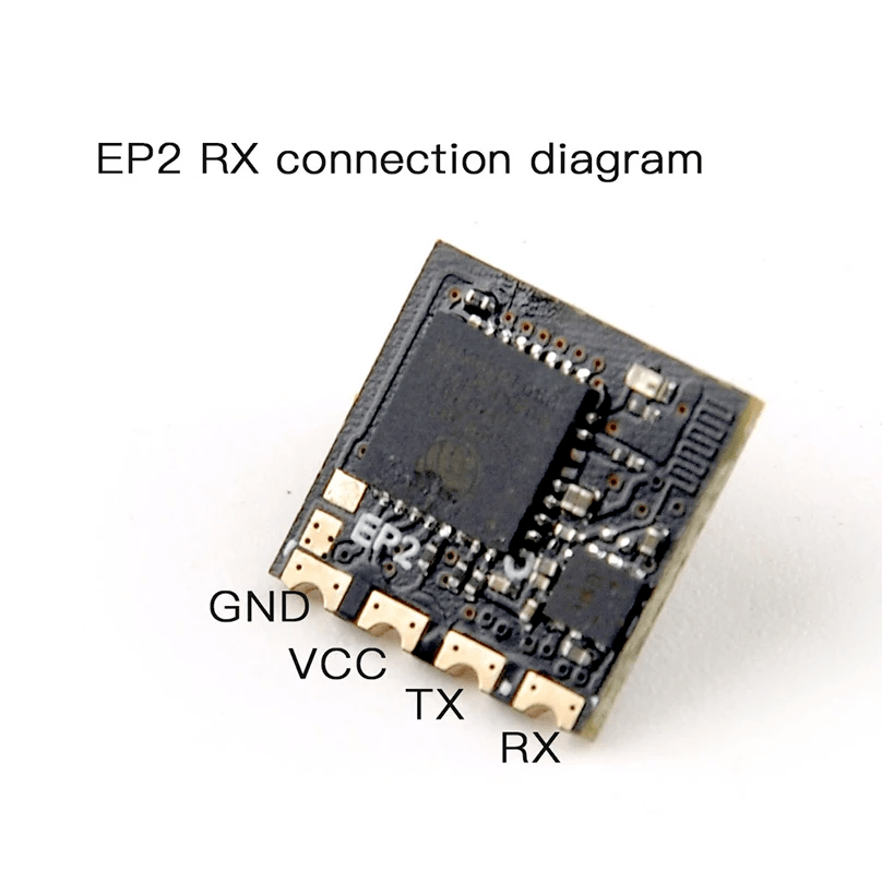 Receptor ExpressLRS 2.4Ghz EP2 Happymodel Electrónica DIY Guatemala