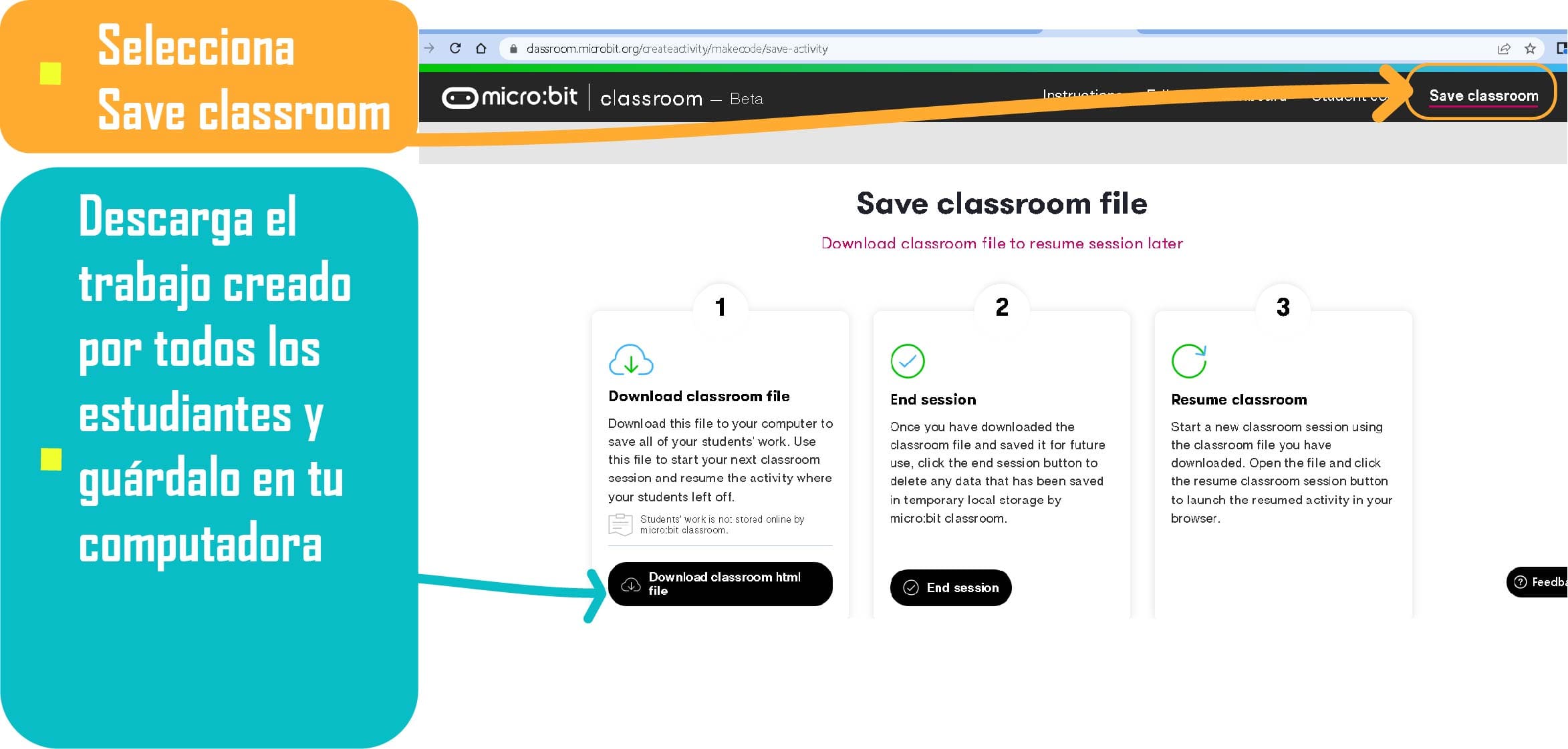 Crear clase grupal con Microbit