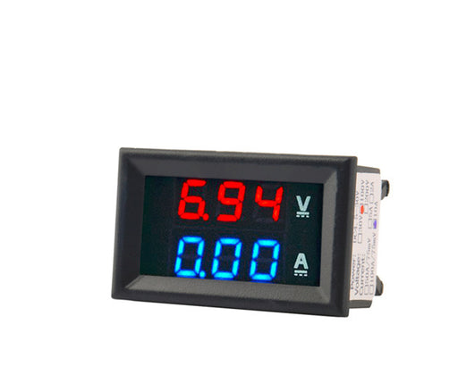 Voltímetro y amperímetro digital de 100V y 100A - Guatemala