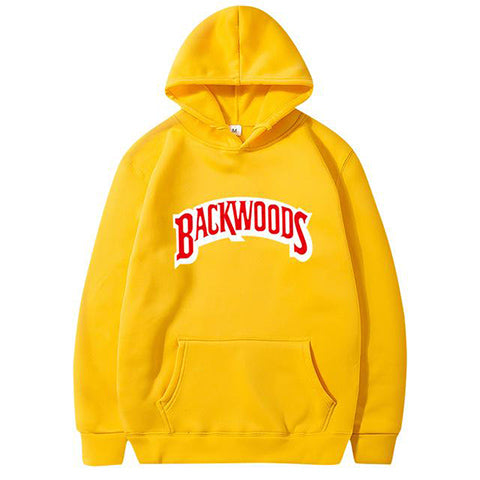 yellow backwood hoodie