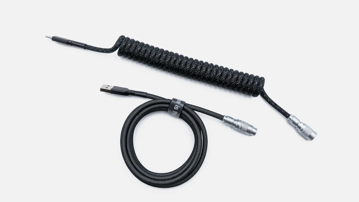 STARRY NIGHT YC8 CABLE-Space Cables-coiled keyboard cable-coiled usb c cable-coiled cable keyboard