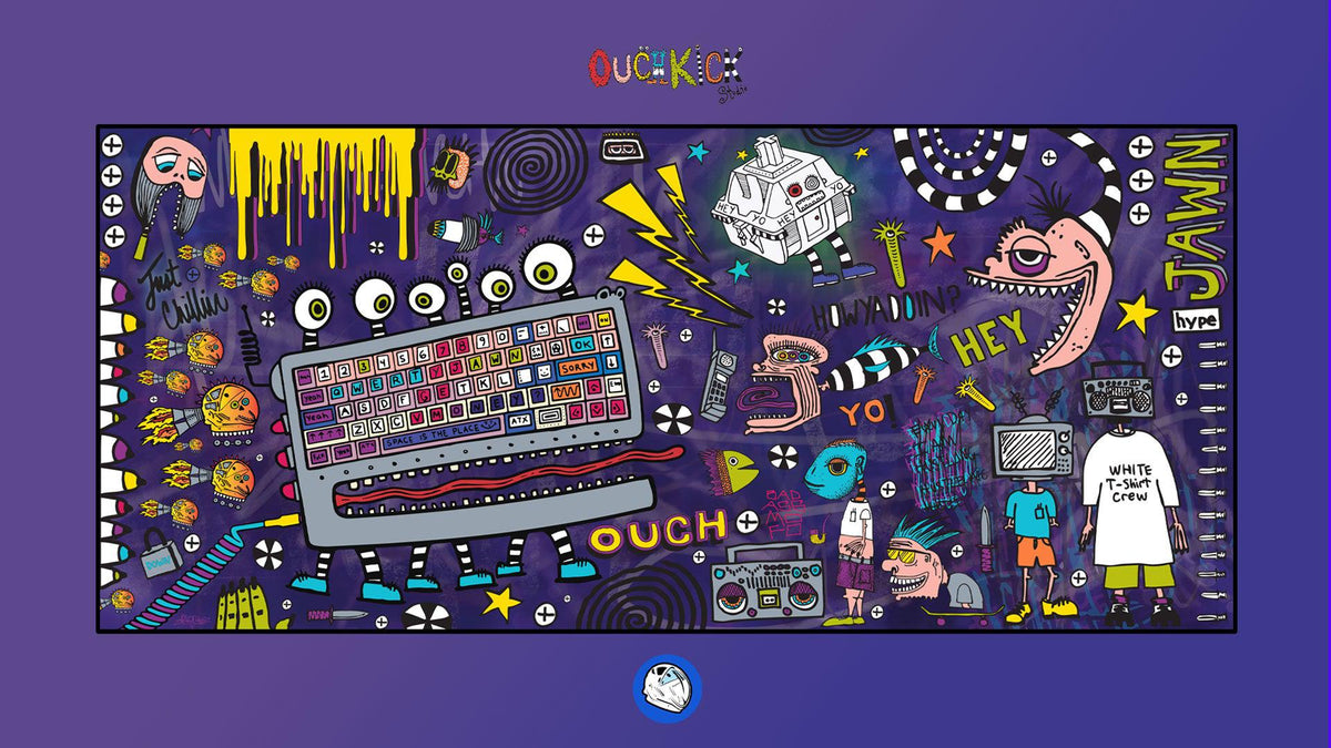 Ouchkick x Space Desk Pad