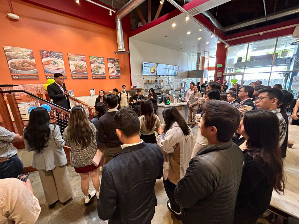 Deputy Prime Minister Heng Swee Keat hosted over 80 Singaporeans at Killiney outlet @USA San Francisco yesterday.