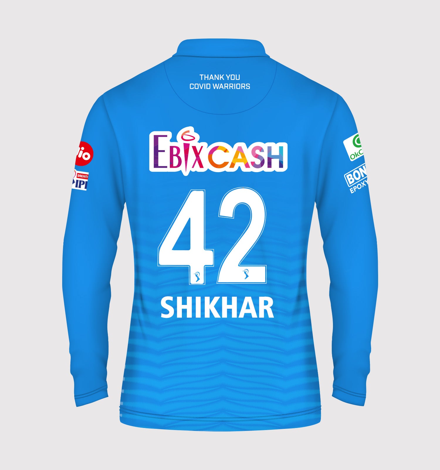 shikhar dhawan jersey no