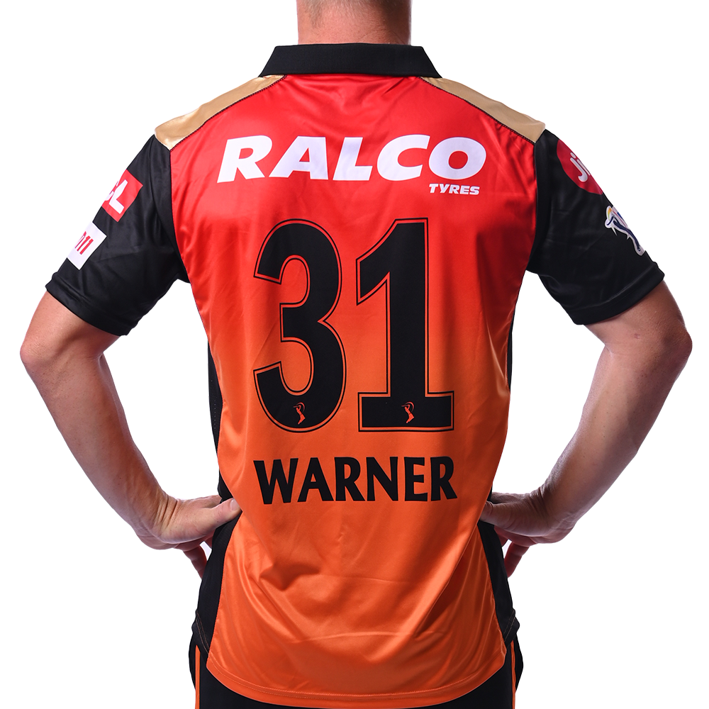 Sunrisers Hyderbad SRH Men's Official Match Replica Jersey 2021