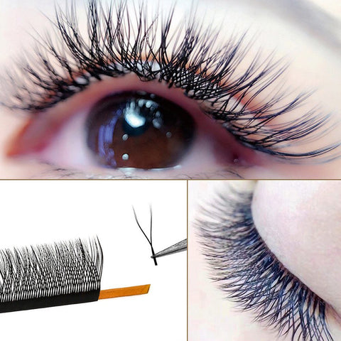 How to Do A Wispy Light Volume Set Eyelash Extensions  Cashmere Wispy  Lashes Handmade Fan Tutorial 