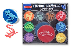 Melissa and Doug Handle Stampers Favorite Pets Ages 3 +