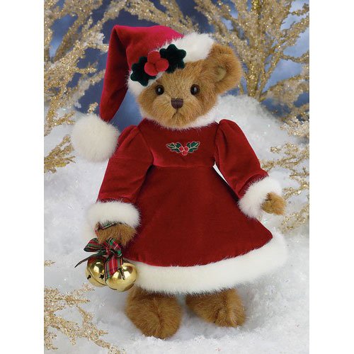 Bearington Christmas Limited Edition Musical Bear "Jingle Belle" 14