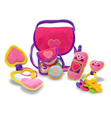 Baby Products Online - Melissa and Doug Doll Feeding and Changing  Accessories - Bib, Bag, Diaper, Wipes, Utensils, Bottles - Shelli Love Baby  Doll Diaper Bag, Baby Doll Accessories for Kids from - Kideno