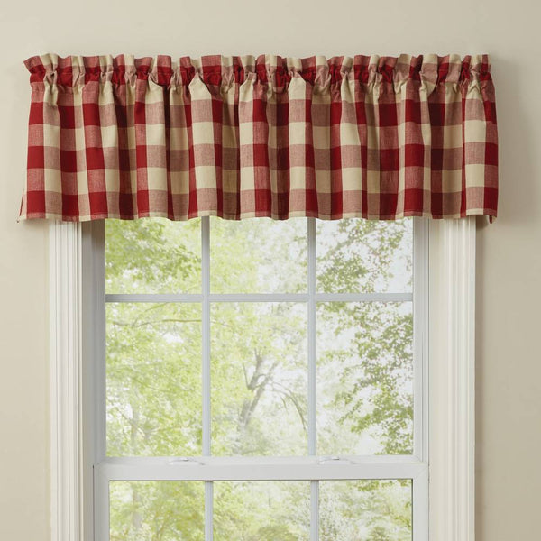 Park Design Wicklow Garnet Valances and Tiers Unlined – Olde Church ...